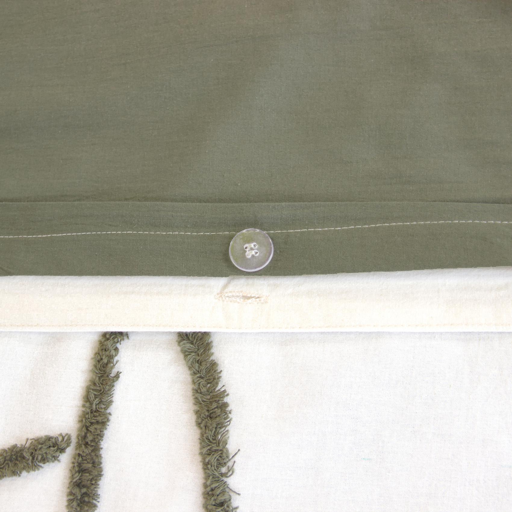 Parure de lit enfant tigre tufté réversible — vue 4