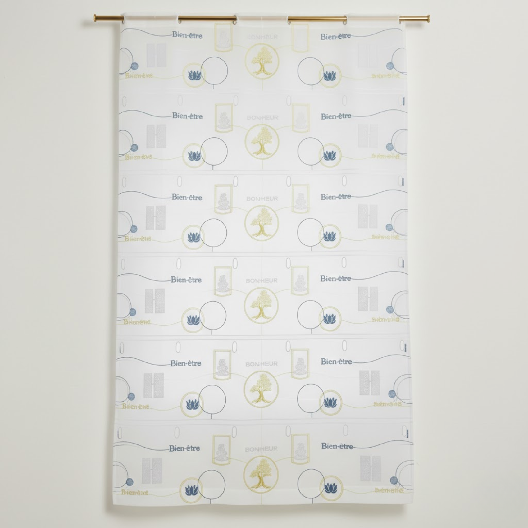 Modulable léger et brodé Zen attitude