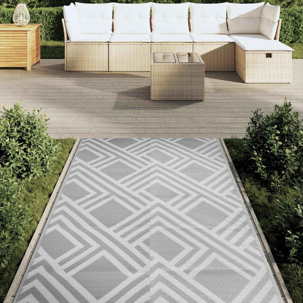 Tapis d’extérieur réversible motif graphique — vue 4