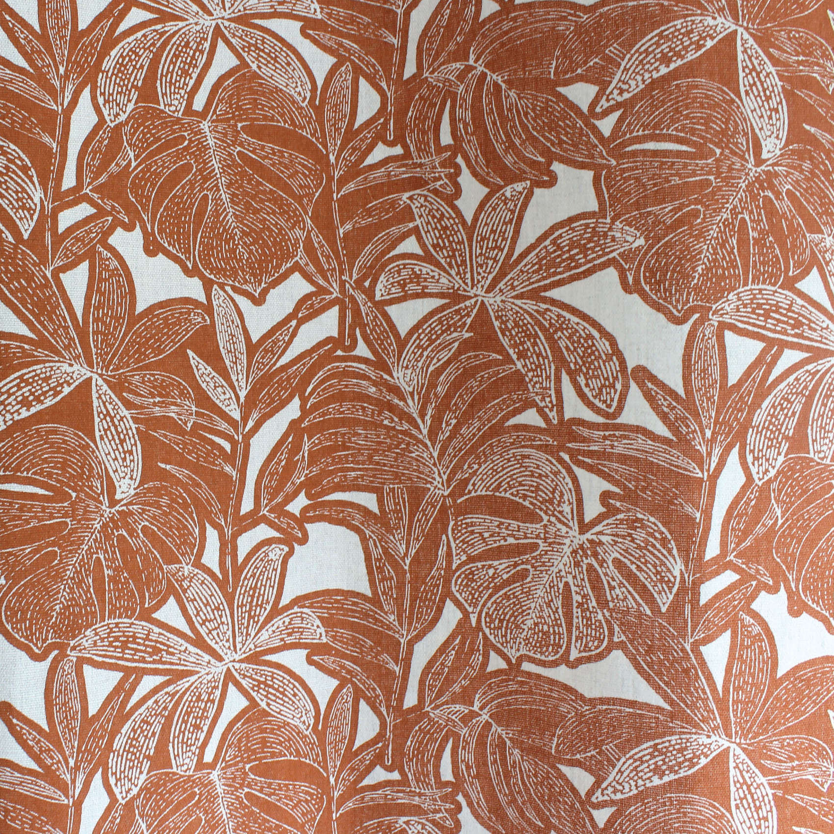 Rideau imprimé feuilles à oeillets — vue 4