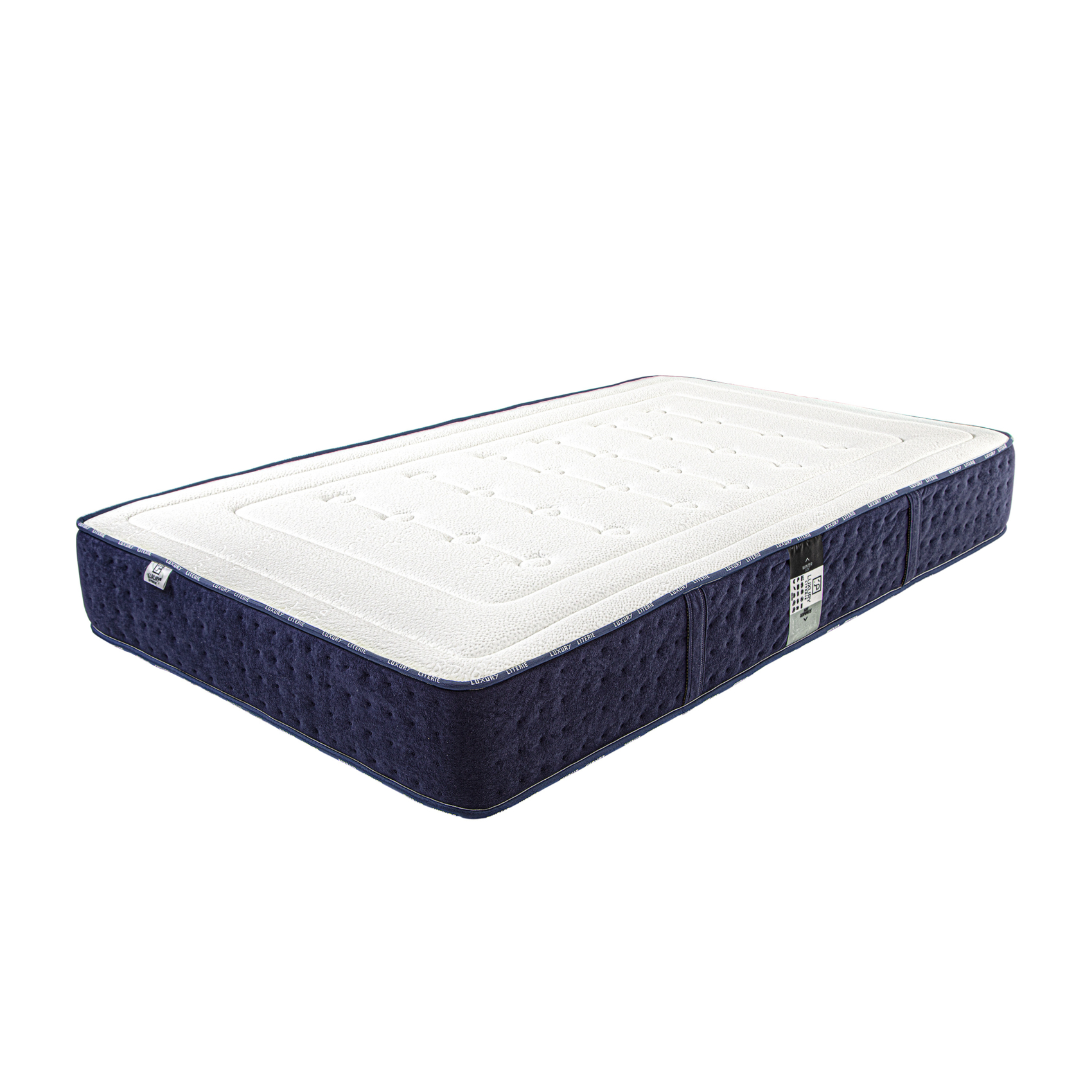 Ensemble matelas mousse 24 cm et sommier beige — vue 3