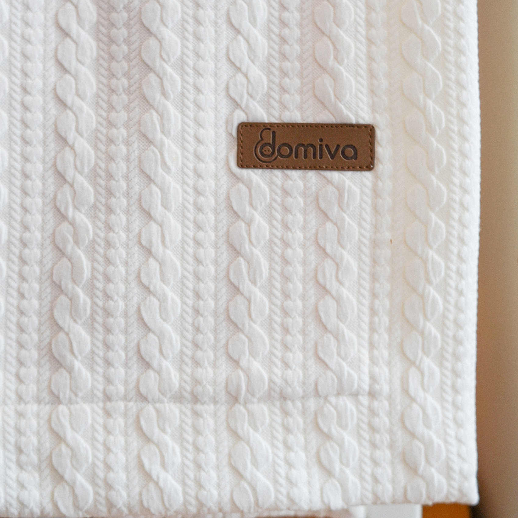 Couverture réversible pour enfant effet maille — vue 3