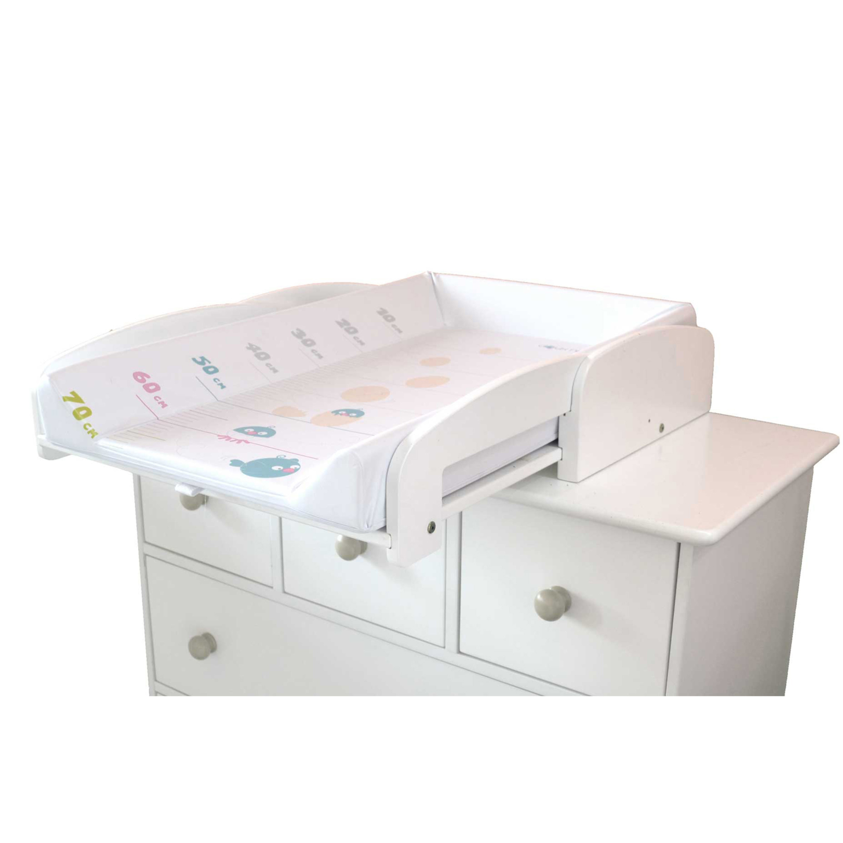 Plan à langer avec matelas intégré — vue 3