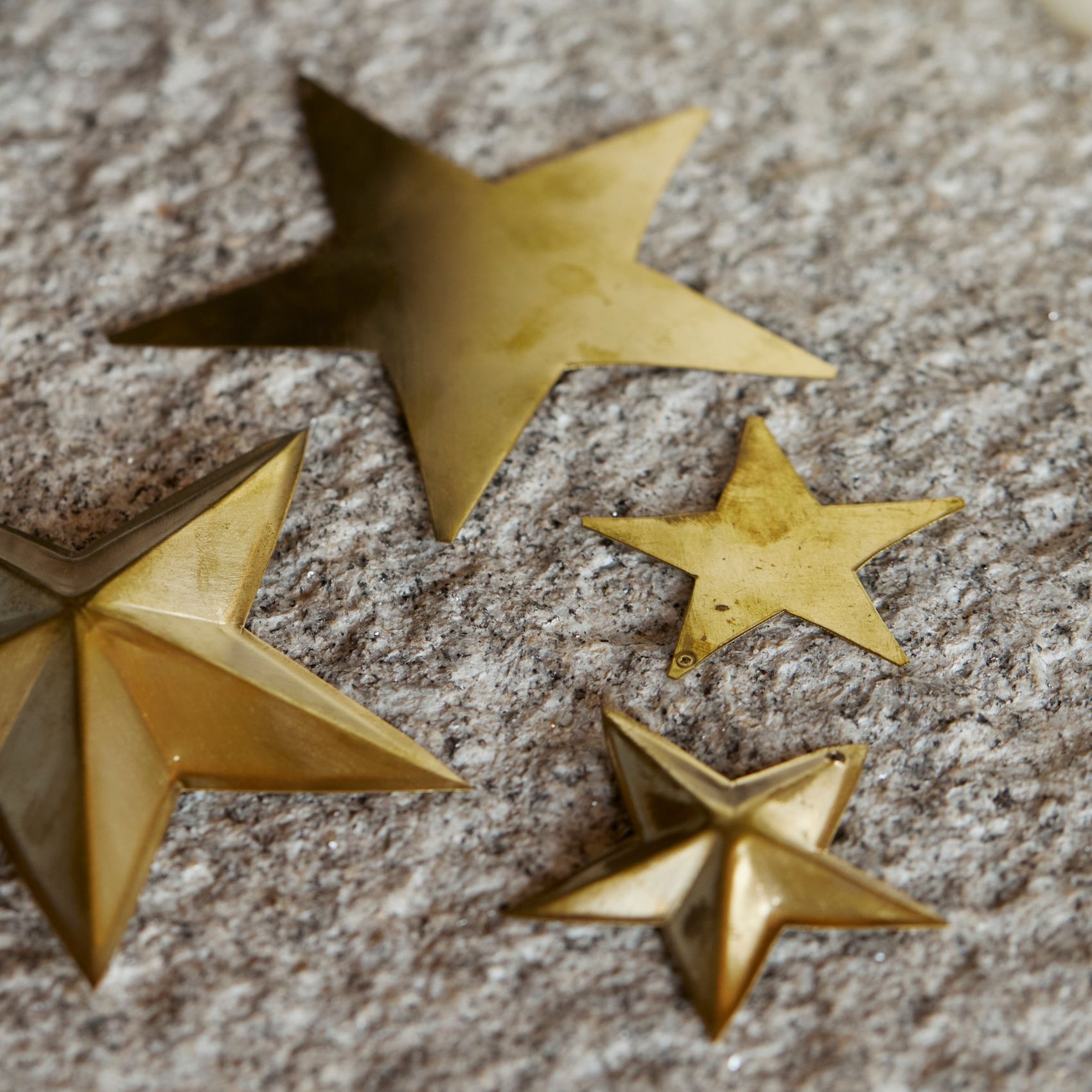 Déco étoile plate en laiton — vue 6