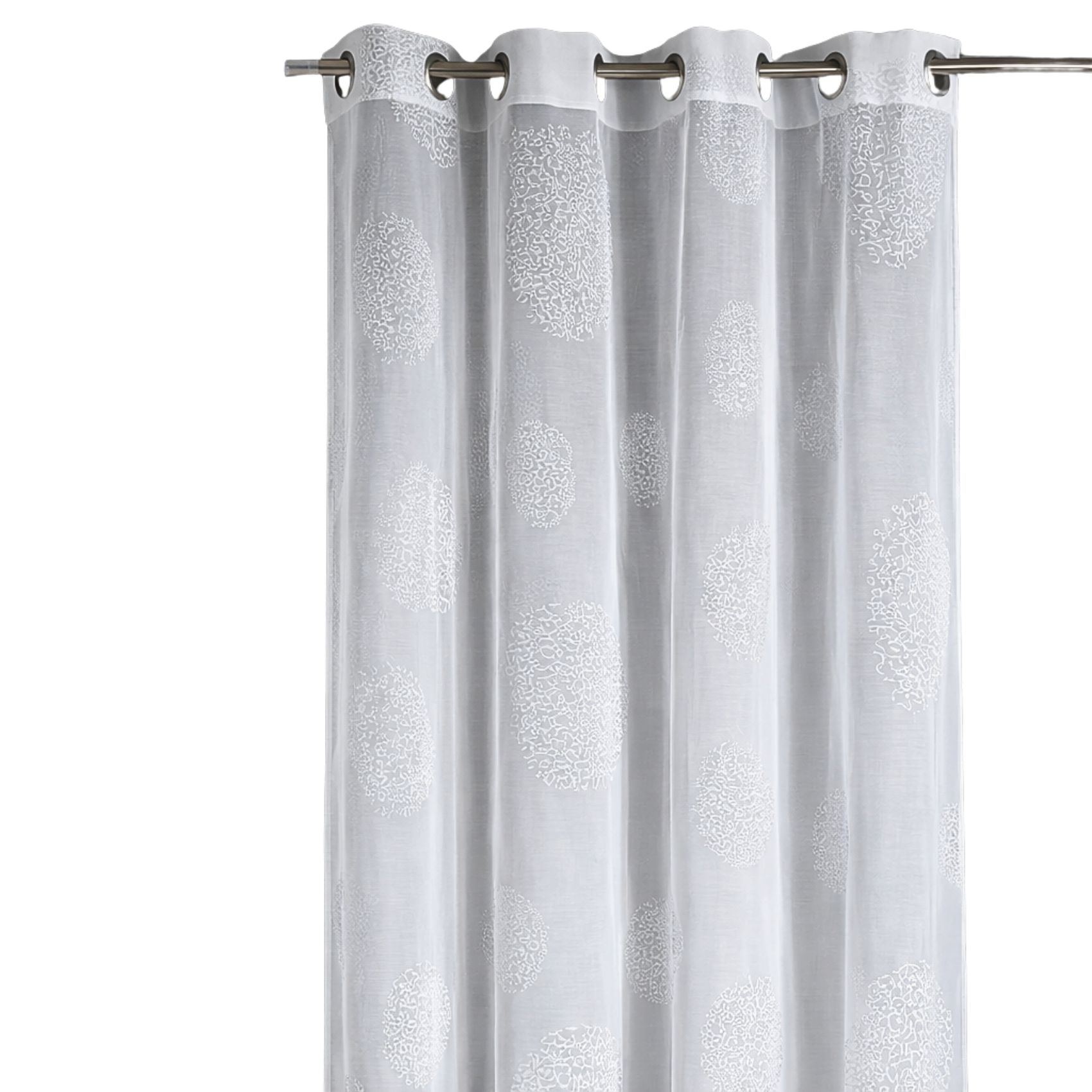 Voilage motif rond impression magnétique — vue 4