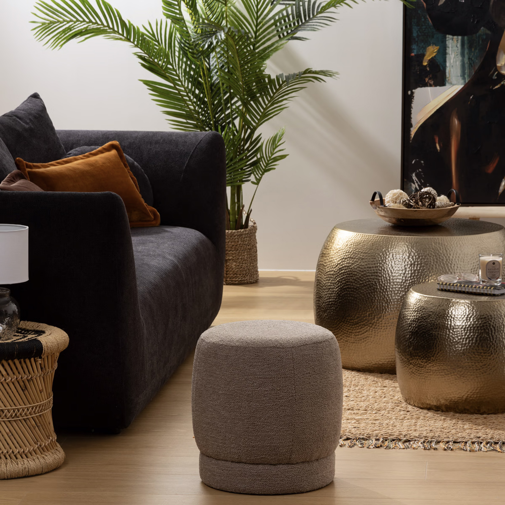 Pouf bouclette moderne — vue 5