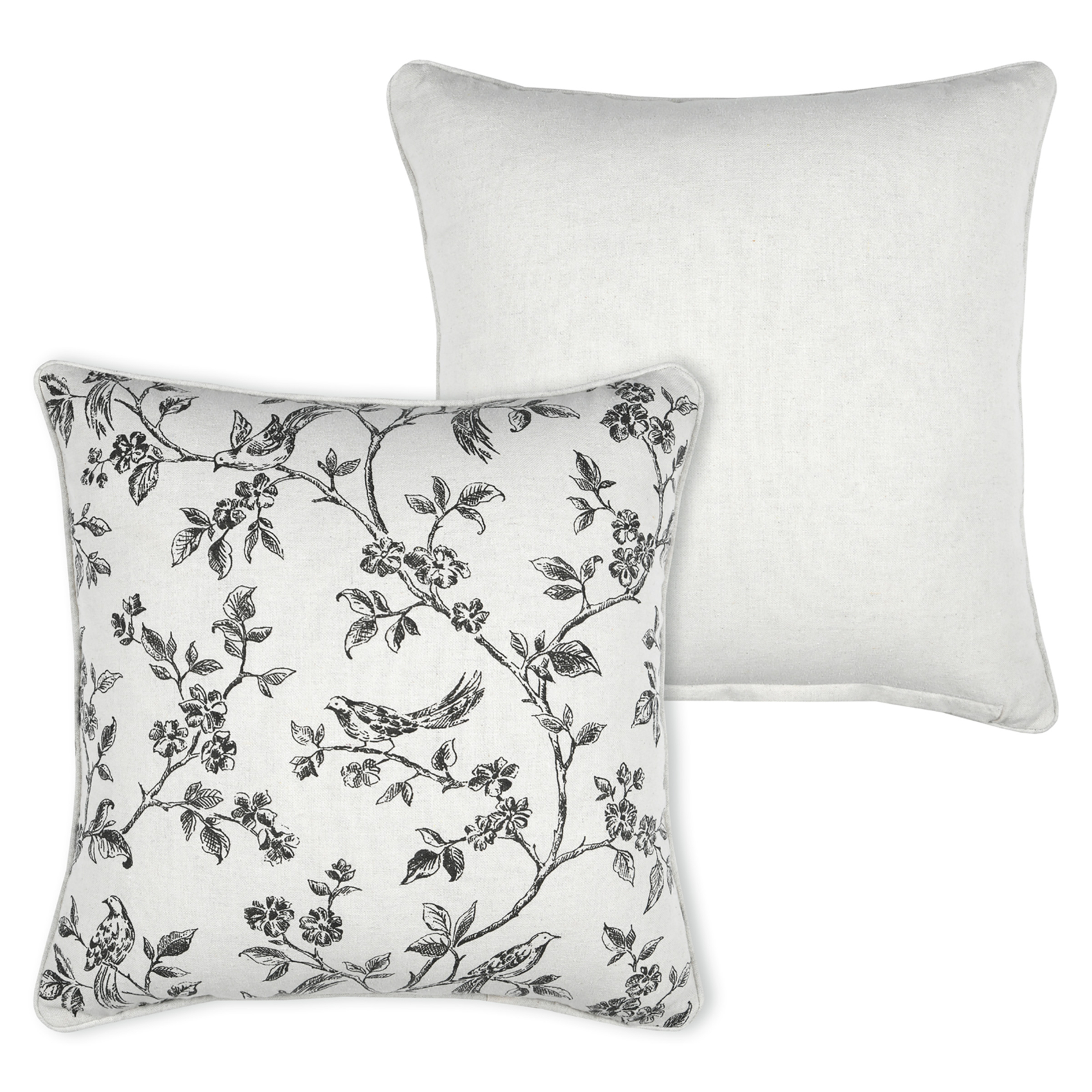 Coussin décoratif imprimé floral — vue 3