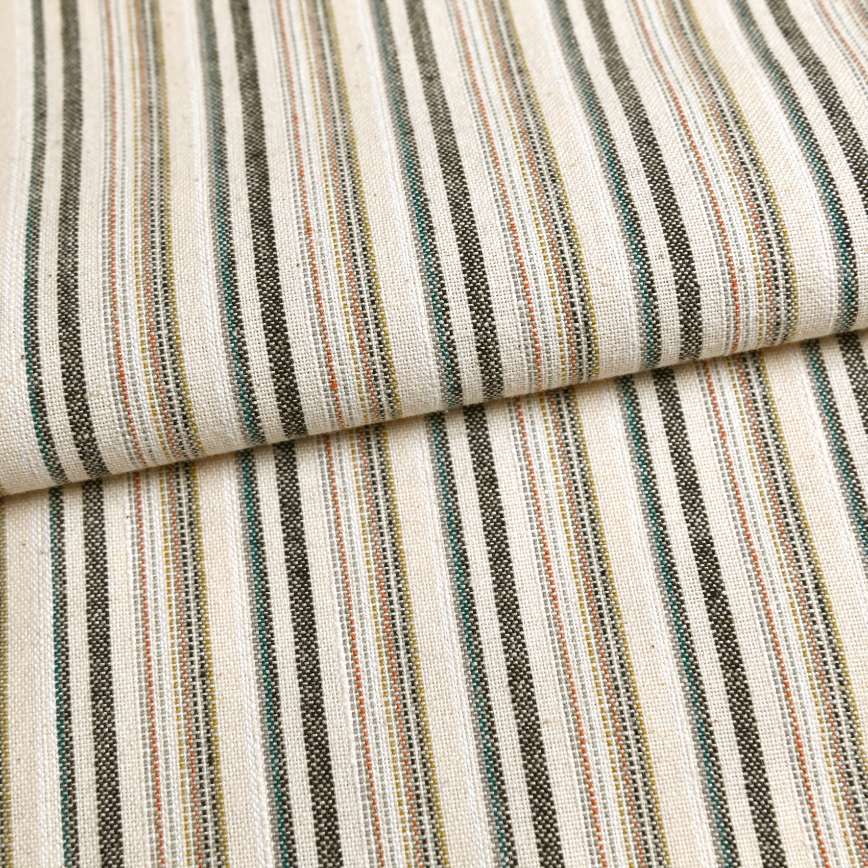 Torchon de cuisine rayures fines en coton — vue 4