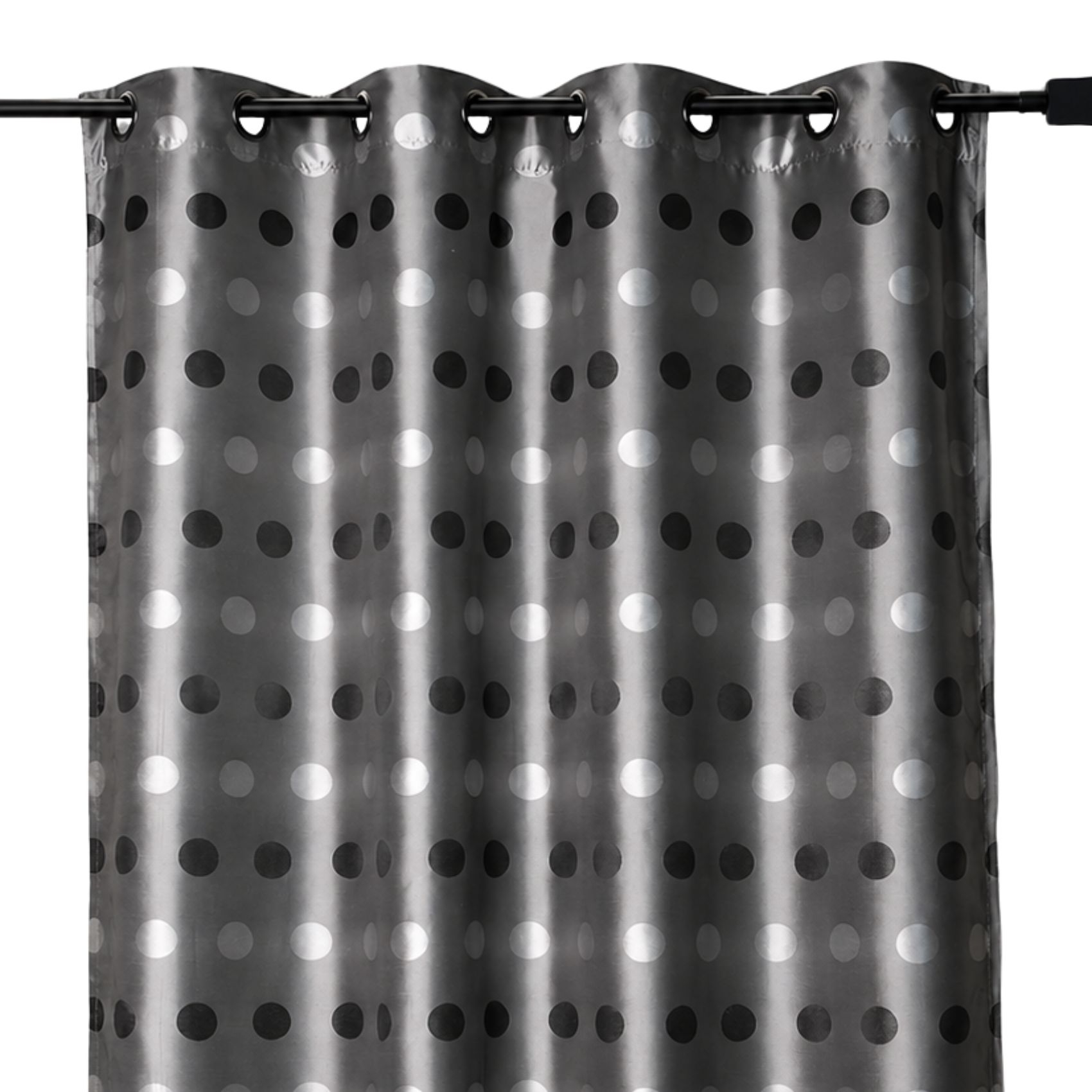 Rideau d'ameublement en jacquard pois bimbo — vue 6