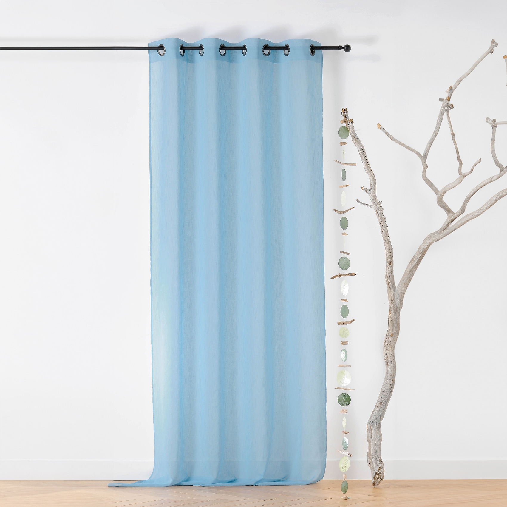 Voilage à Oeillets en Tissu Recyclé — vue 6