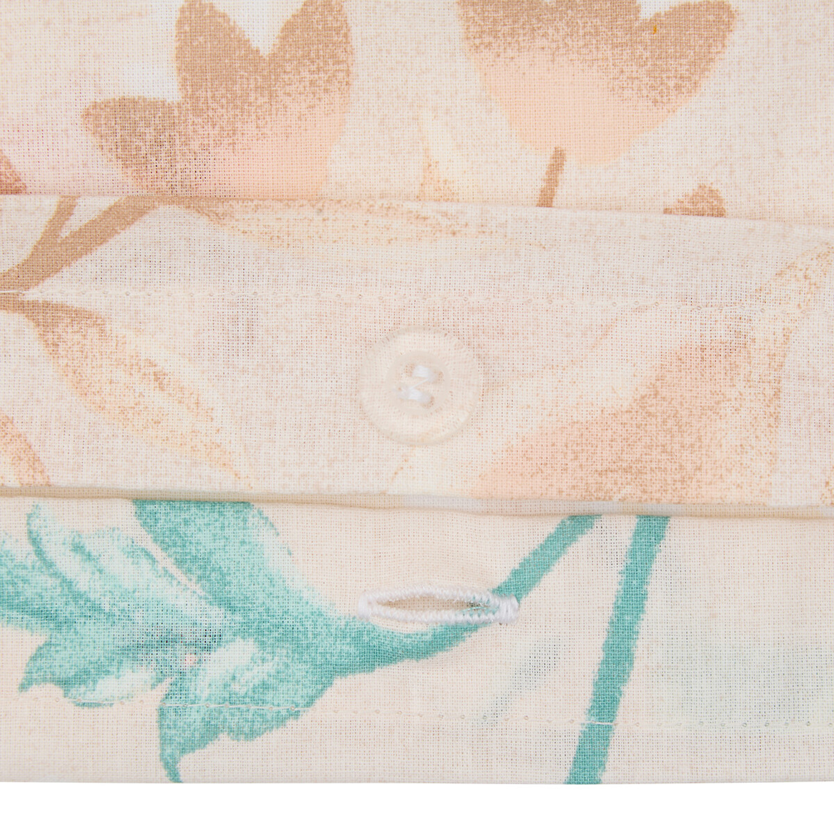 Parure de lit 3 pièces en coton réversible à motifs floraux — vue 6