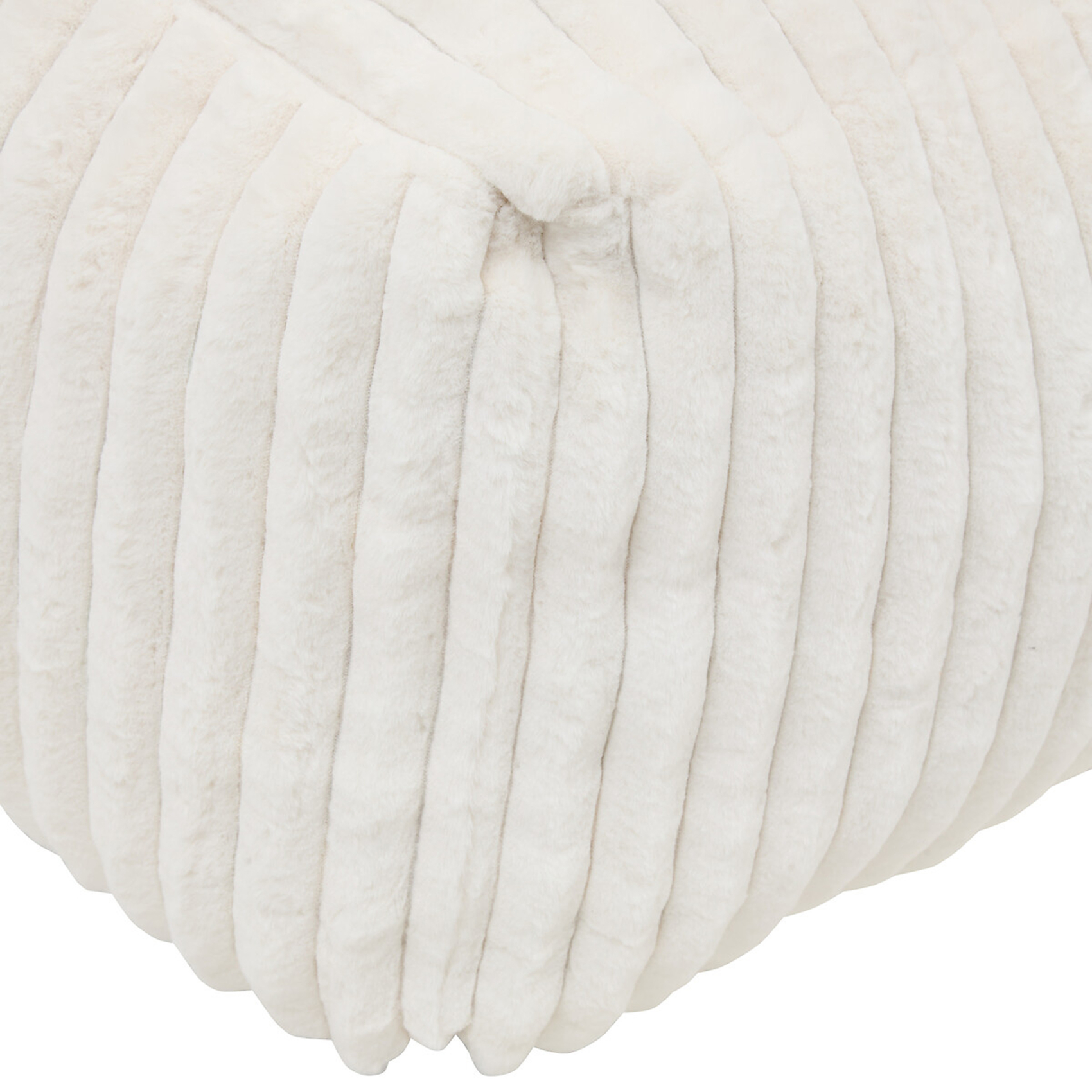 Pouf XL côtelé — vue 3