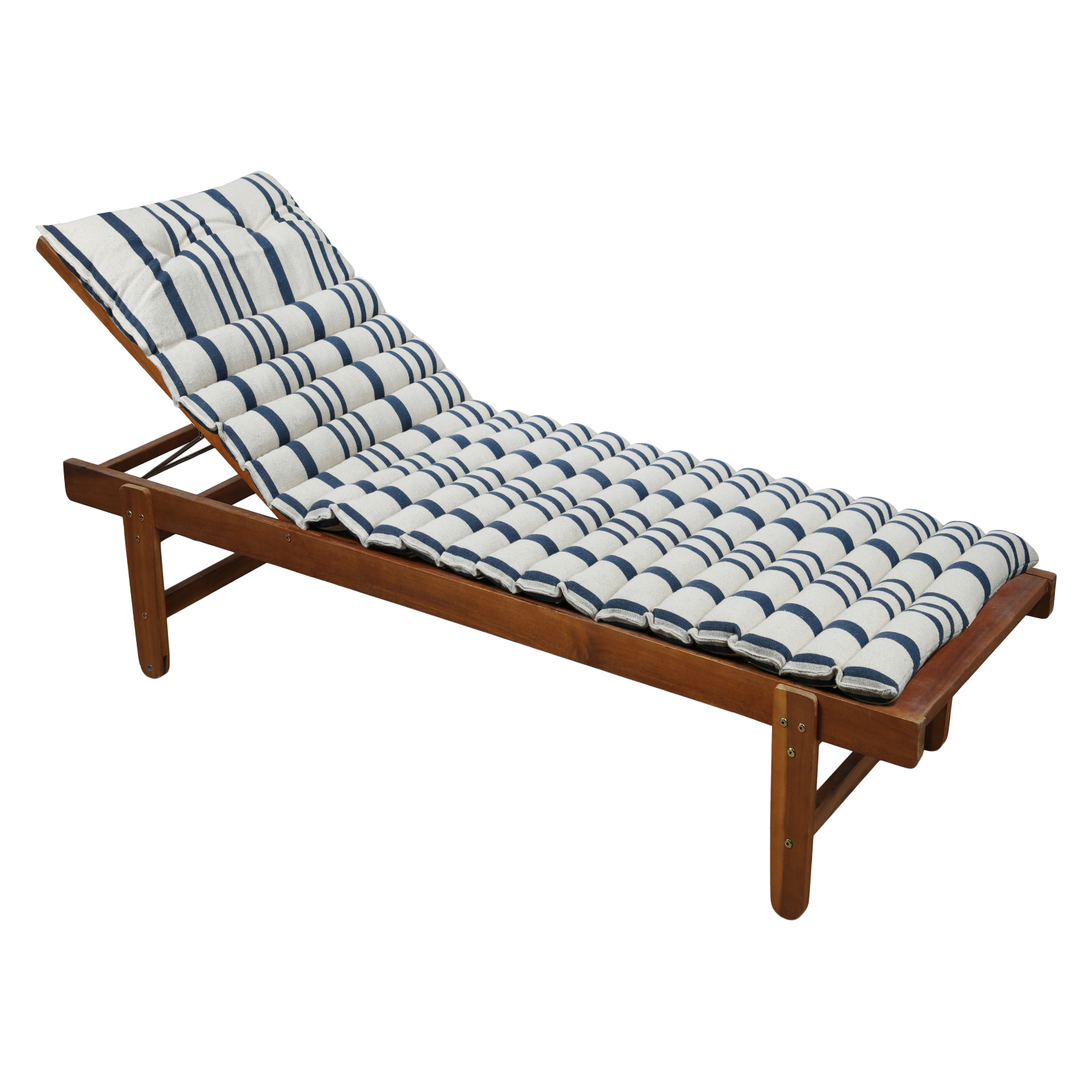 Matelas bain de soleil extérieur à rayures — vue 4