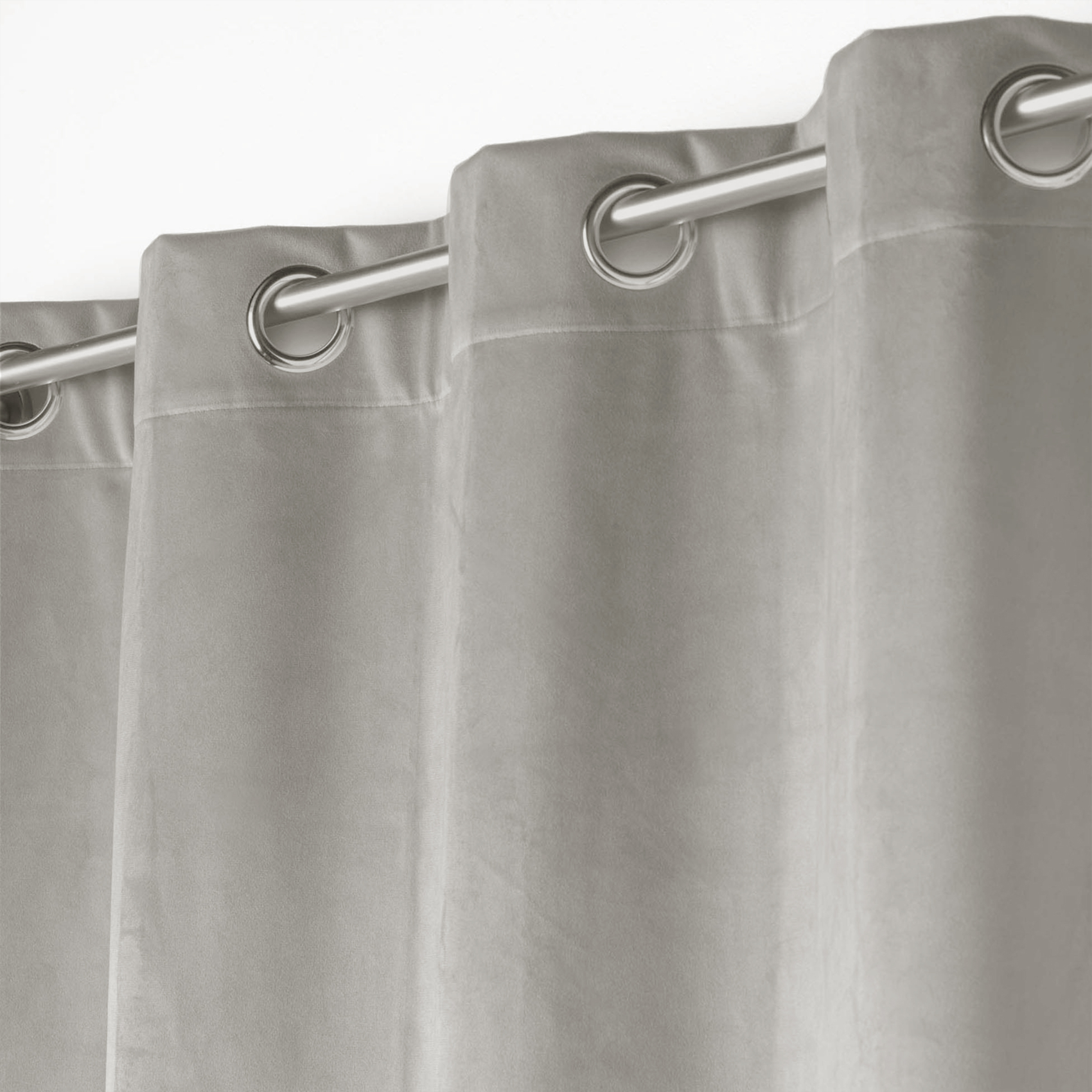 Rideau en velours tamisant fluide — vue 3