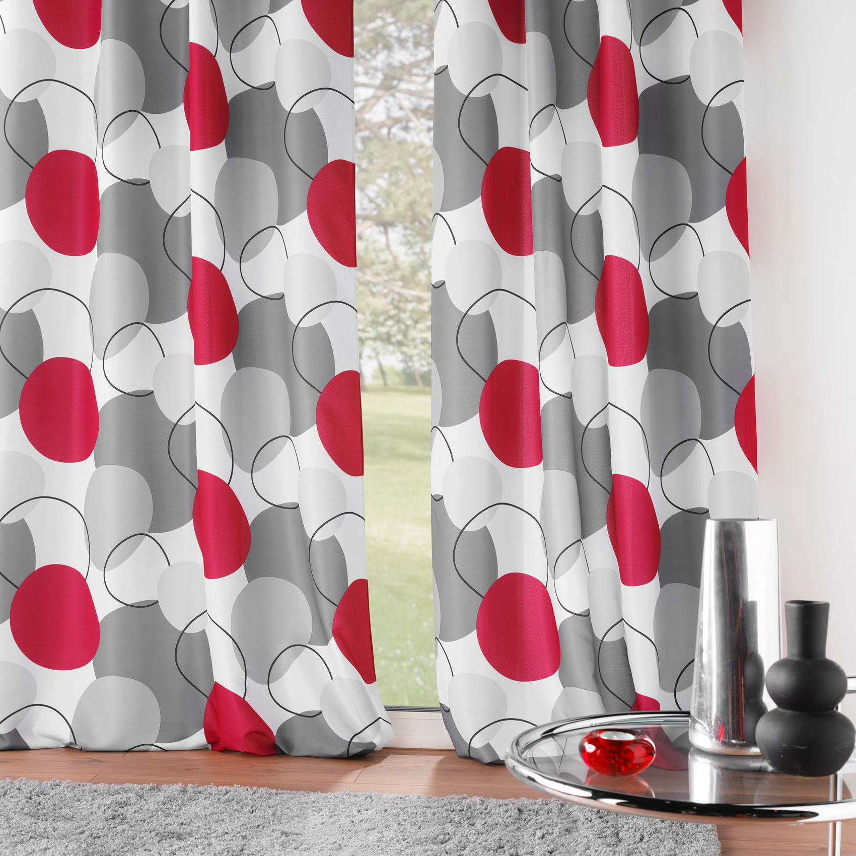 Rideau à formes géométriques — vue 4