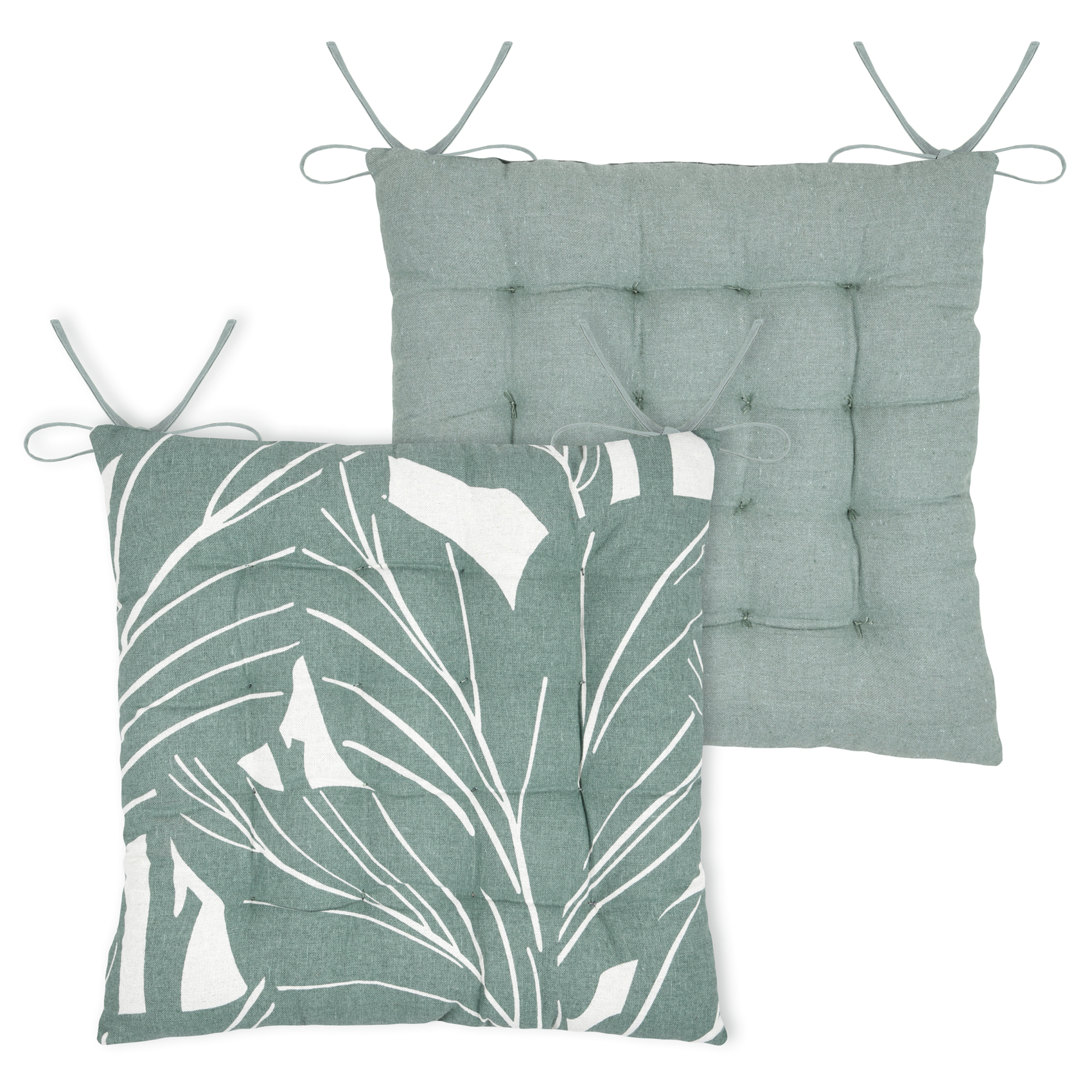 Galette de chaise motif floral — vue 3