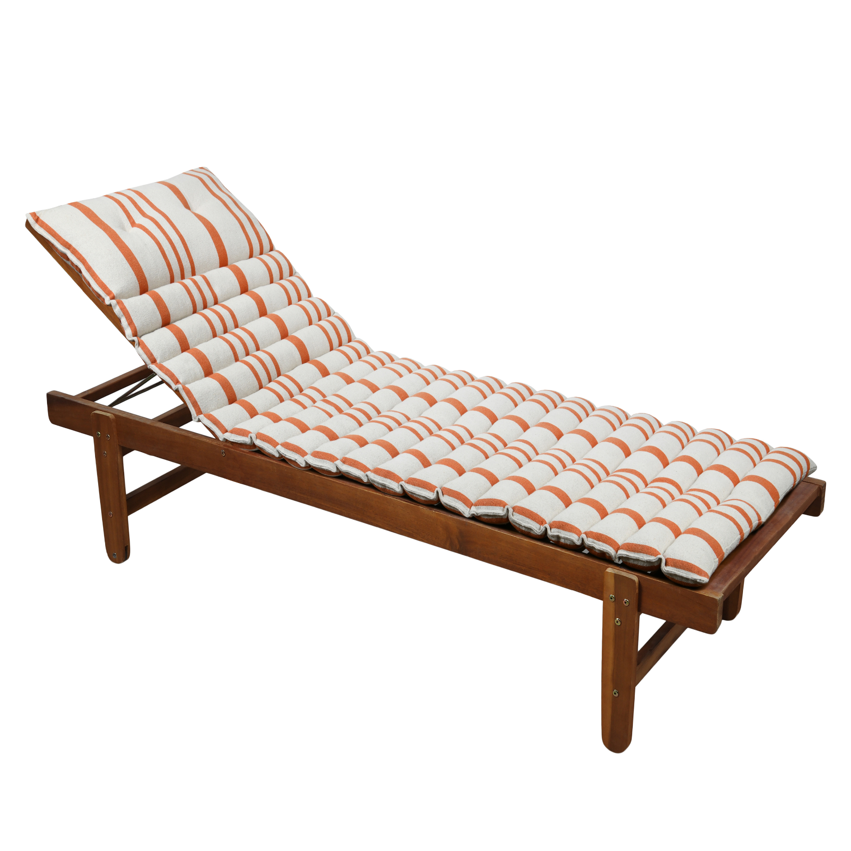 Matelas bain de soleil extérieur à rayures — vue 6
