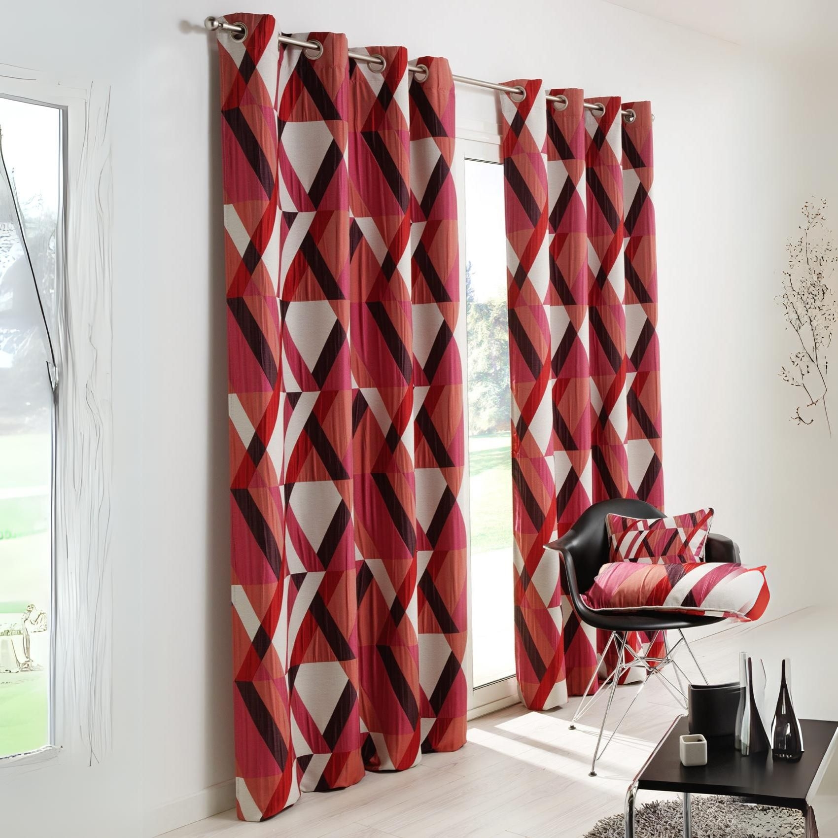 Rideau d'ameublement géométrique — vue 5