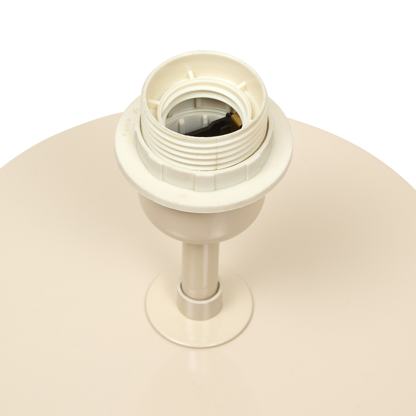 Lampadaire champignon en acier avec abat-jour arrondi — vue 5