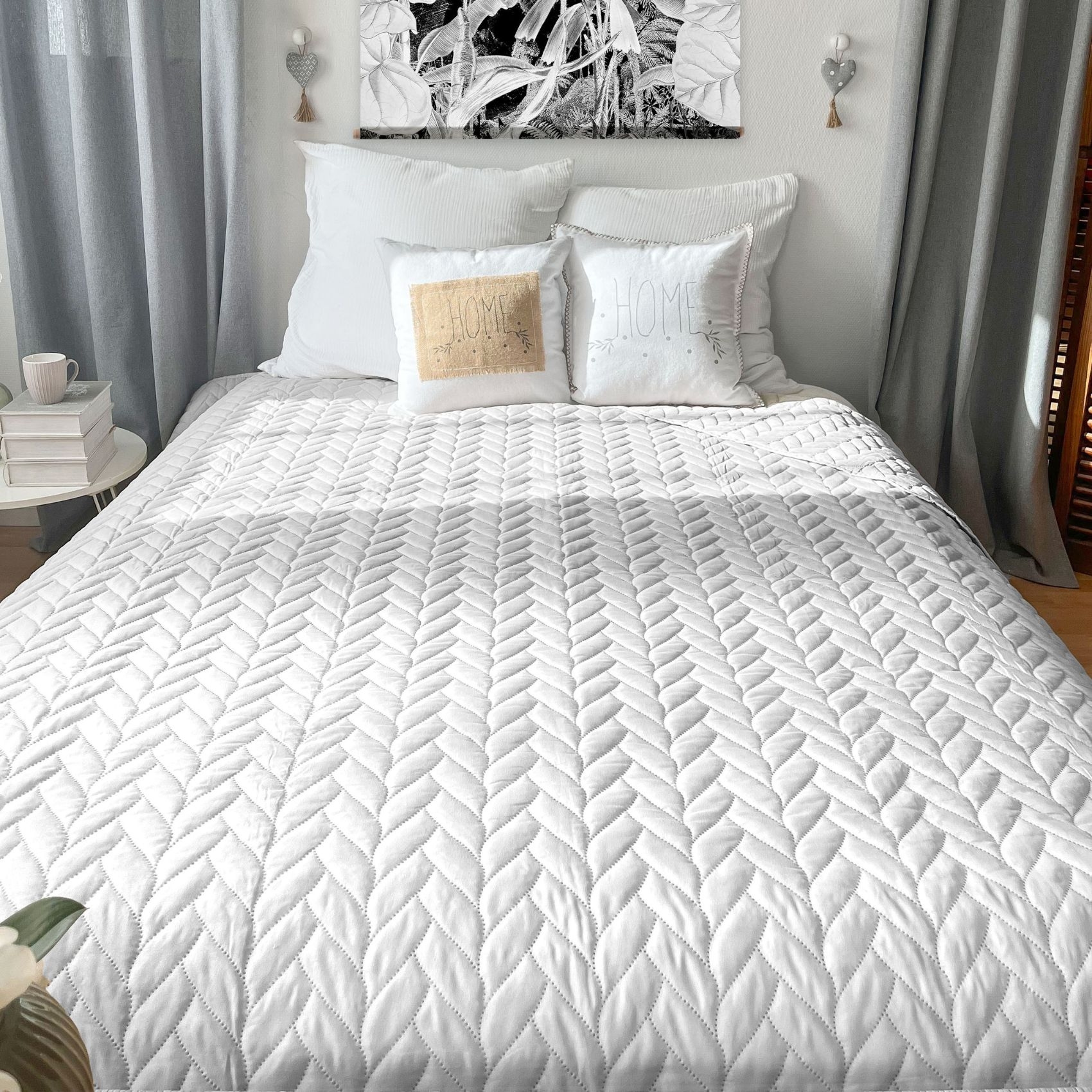 Couvre lit en microfibre dessin par ultrason — vue 5