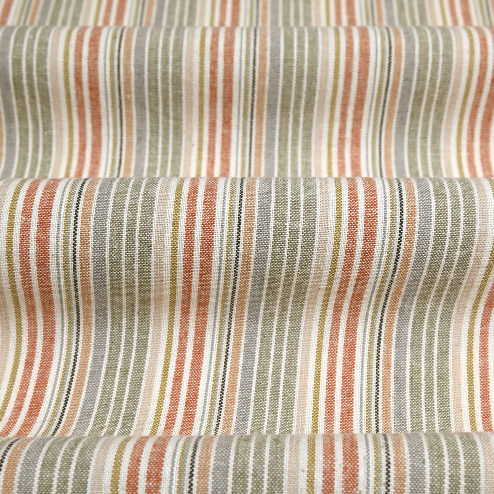 Torchon de cuisine en coton à rayures tissées — vue 4