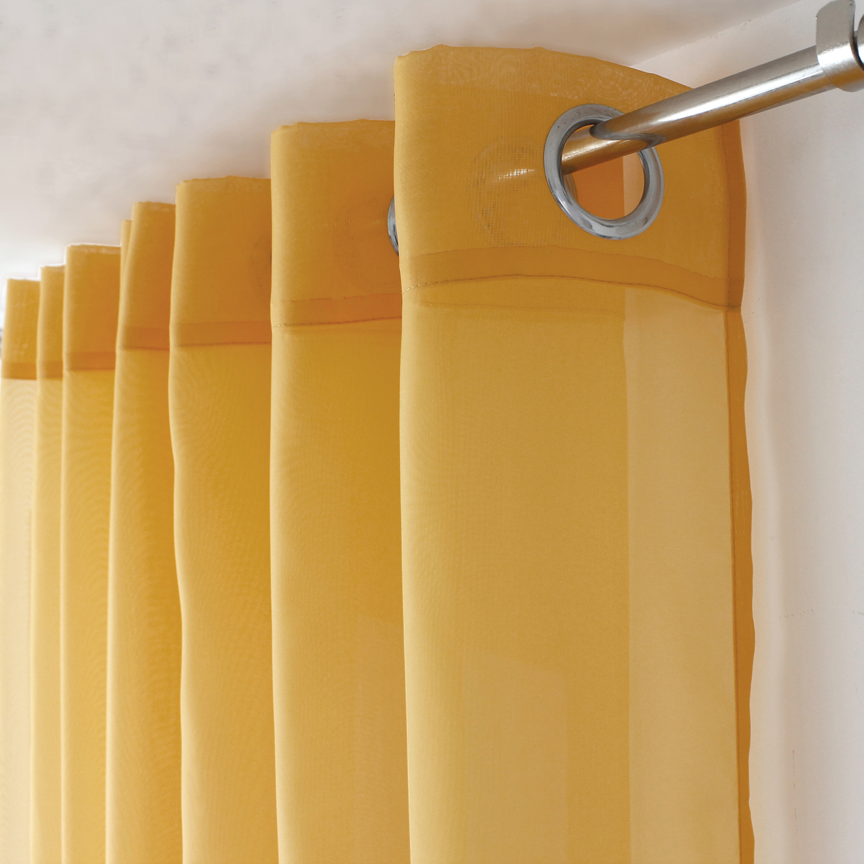 Voilage à œillets uni — vue 6