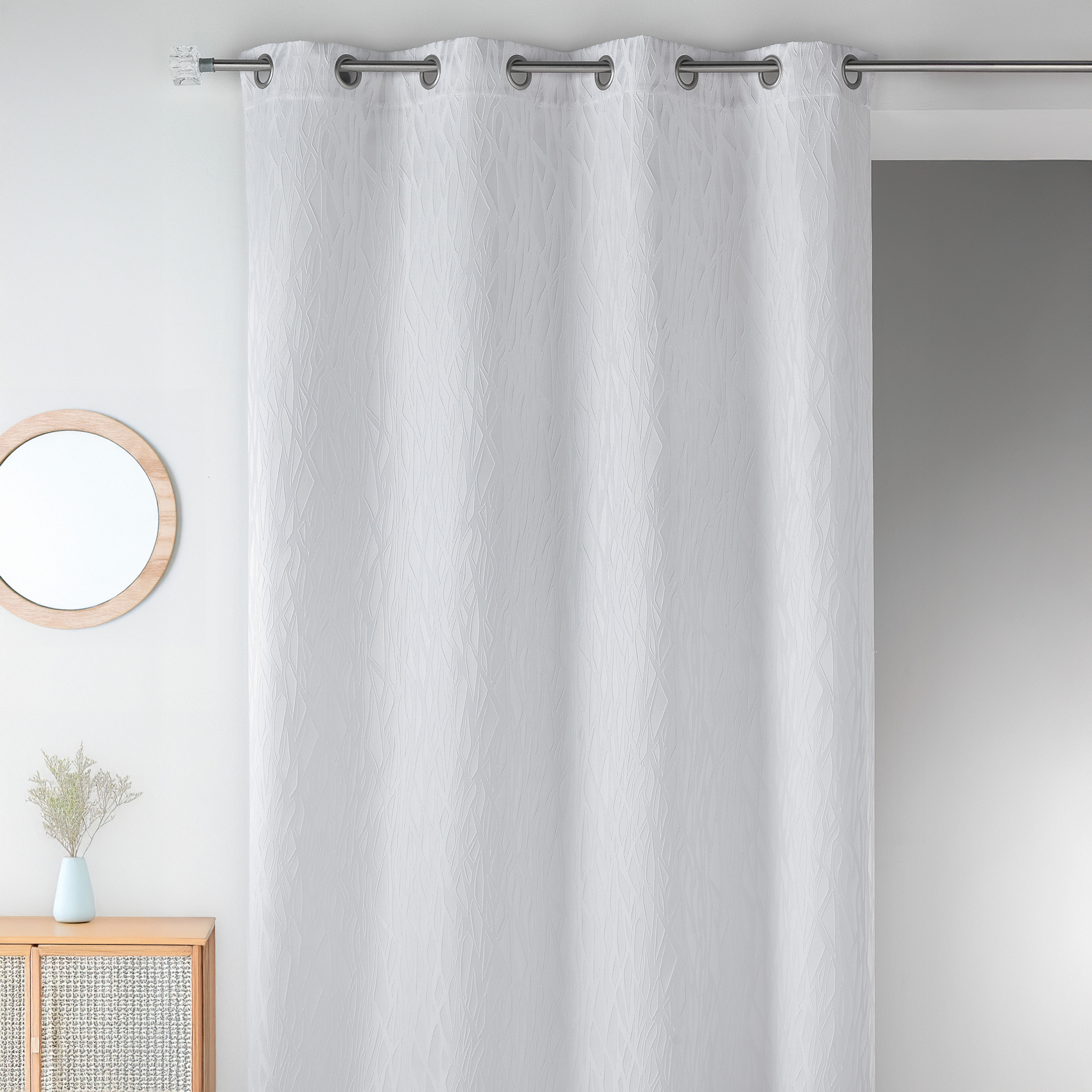 Rideau en jacquard fantaisie