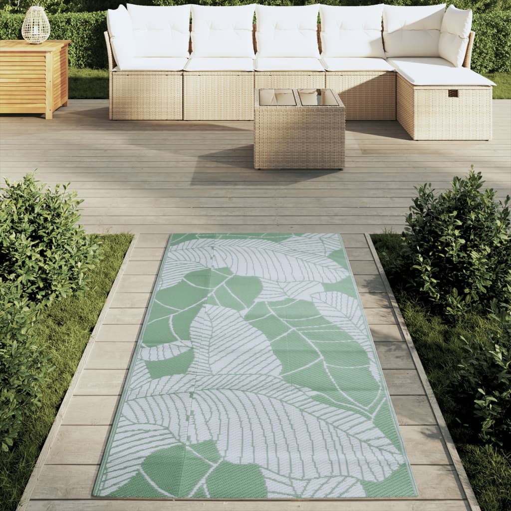 Tapis d’extérieur réversible motif feuillage — vue 4
