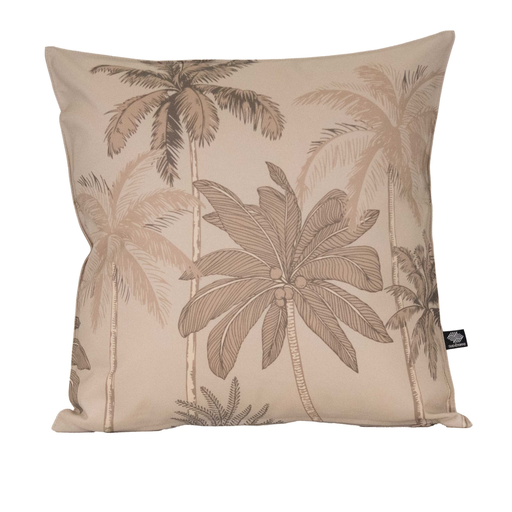 Coussin d'extérieur déperlant imprimé palmiers — vue 5