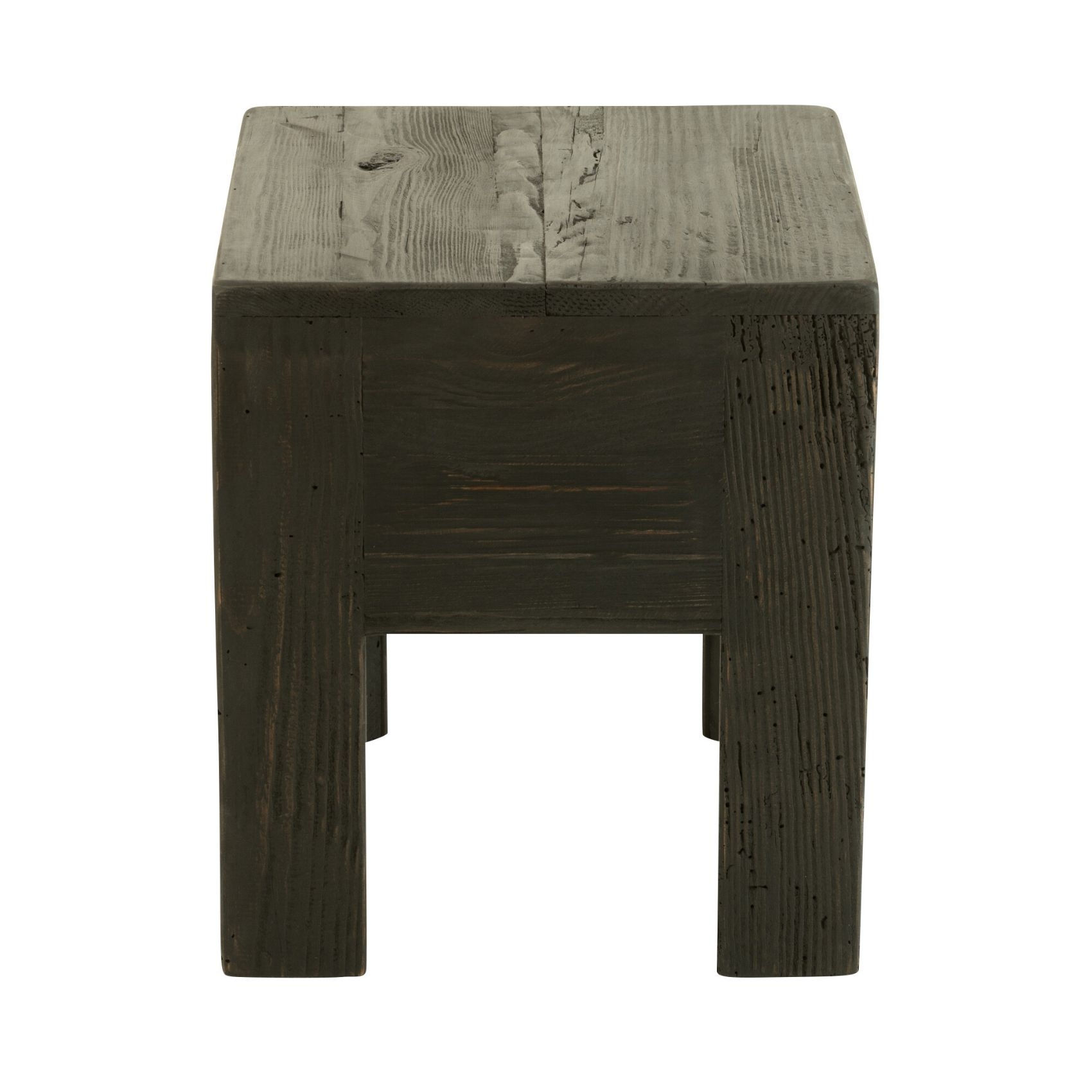 Tabouret bois vintage — vue 3