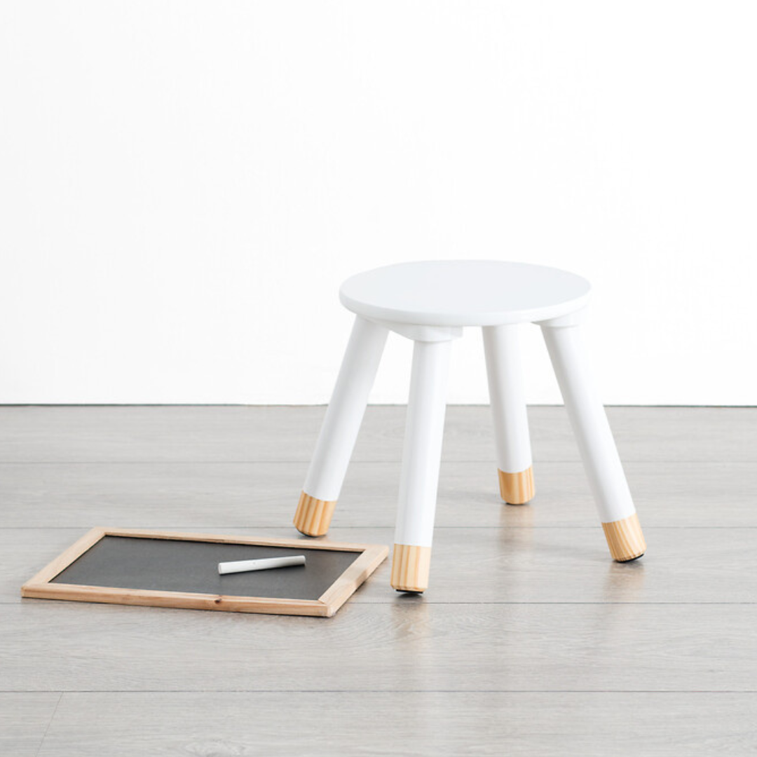 Tabouret enfant blanc — vue 4