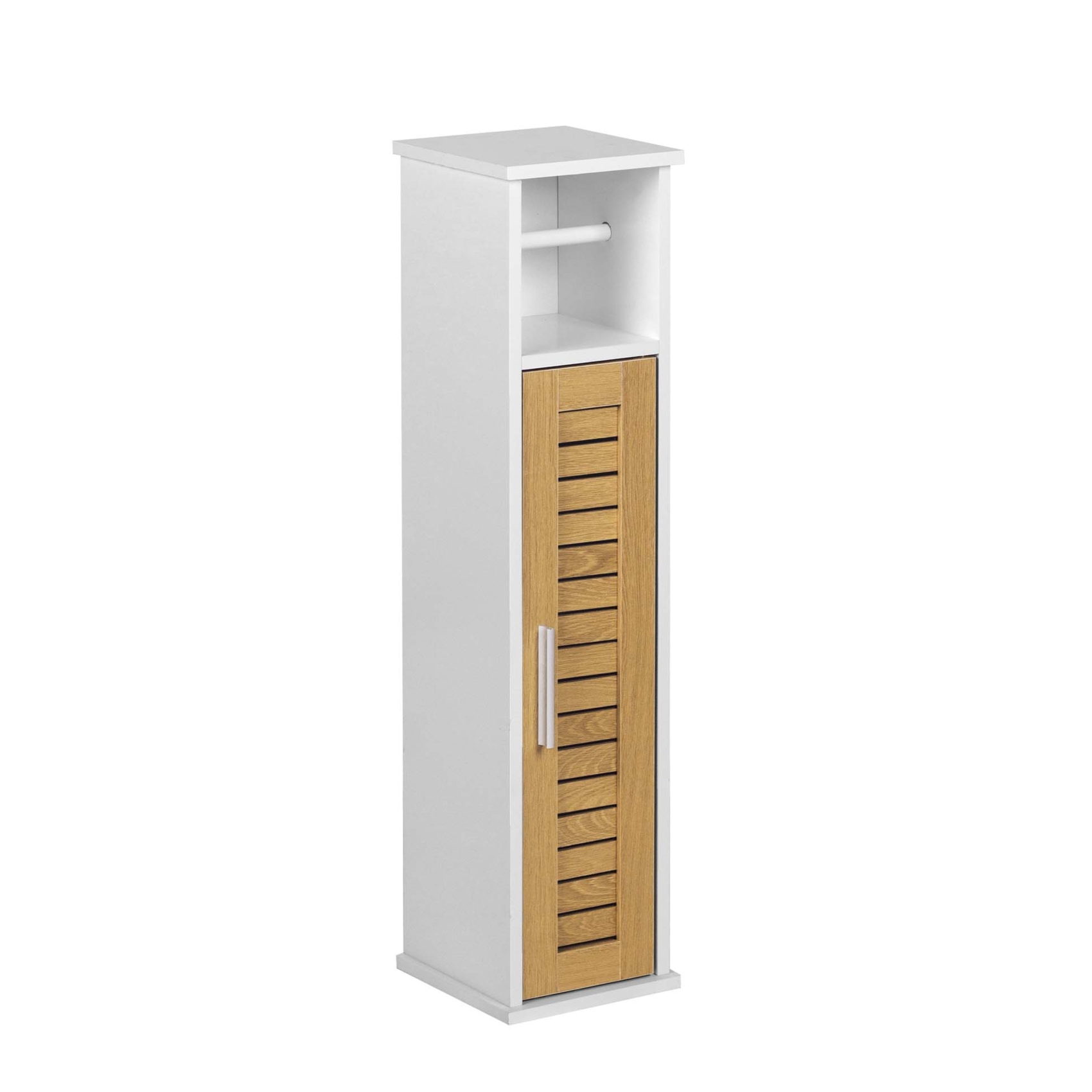 Meuble dérouleur papier WC avec rangement intégré