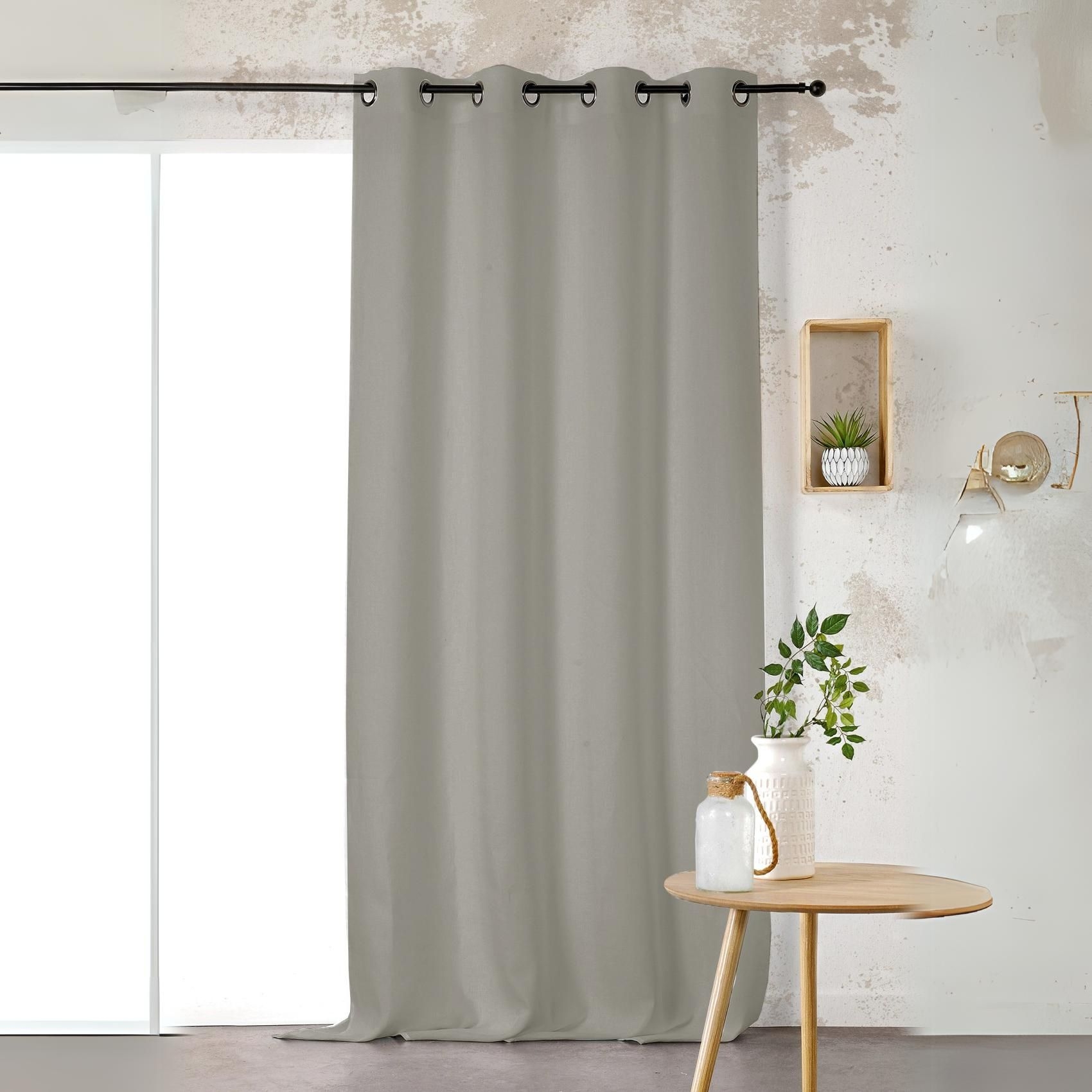 Rideau Voilage uni 100% lin — vue 6