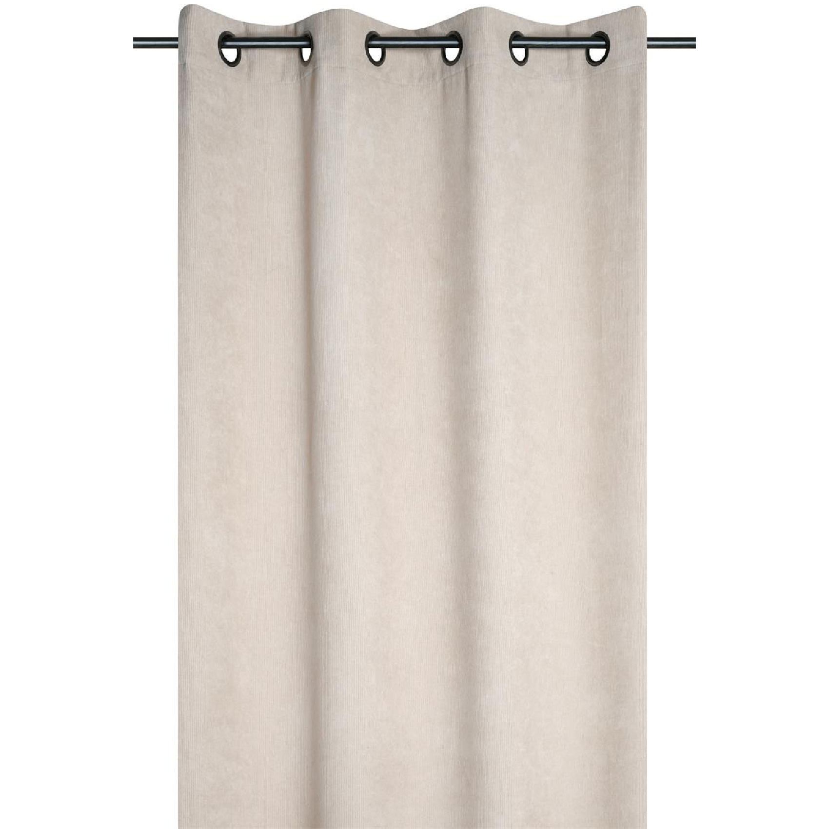 Rideau à oeillets en velours côtelé — vue 5