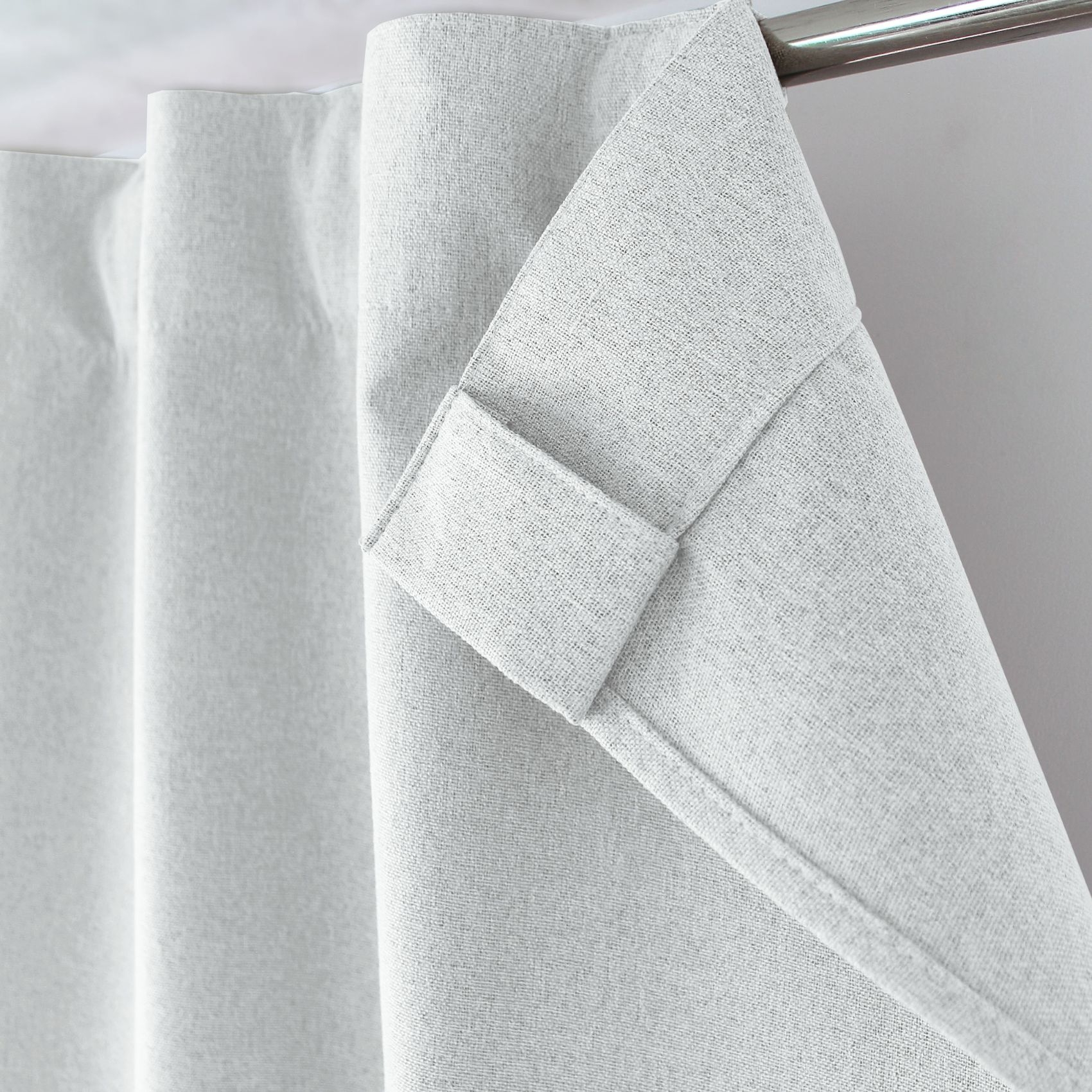 Rideau occultant aspect chambray — vue 3