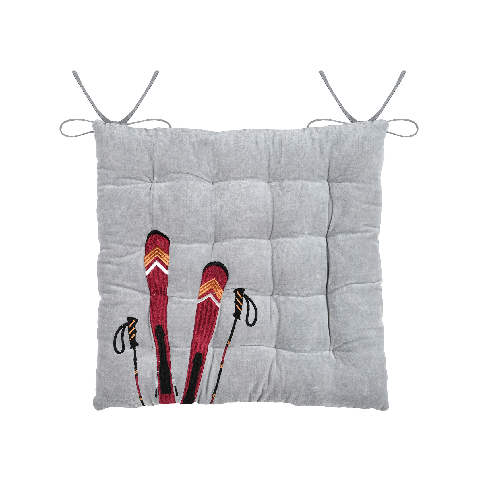 Galette de chaise ski en coton — vue 4