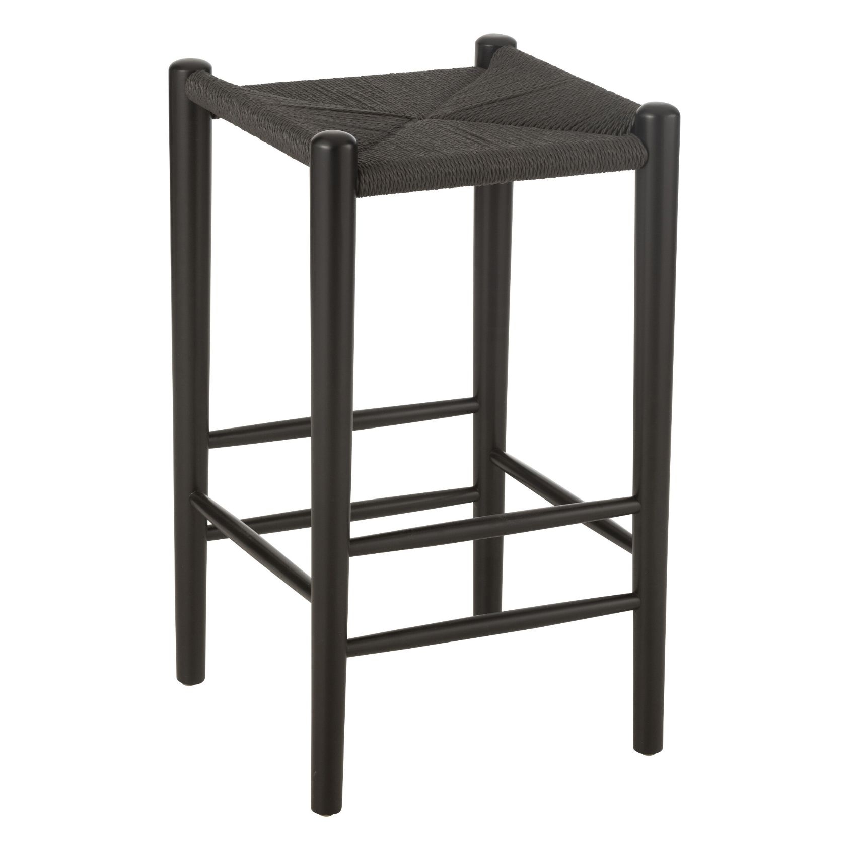 Tabouret de bar en bois vintage