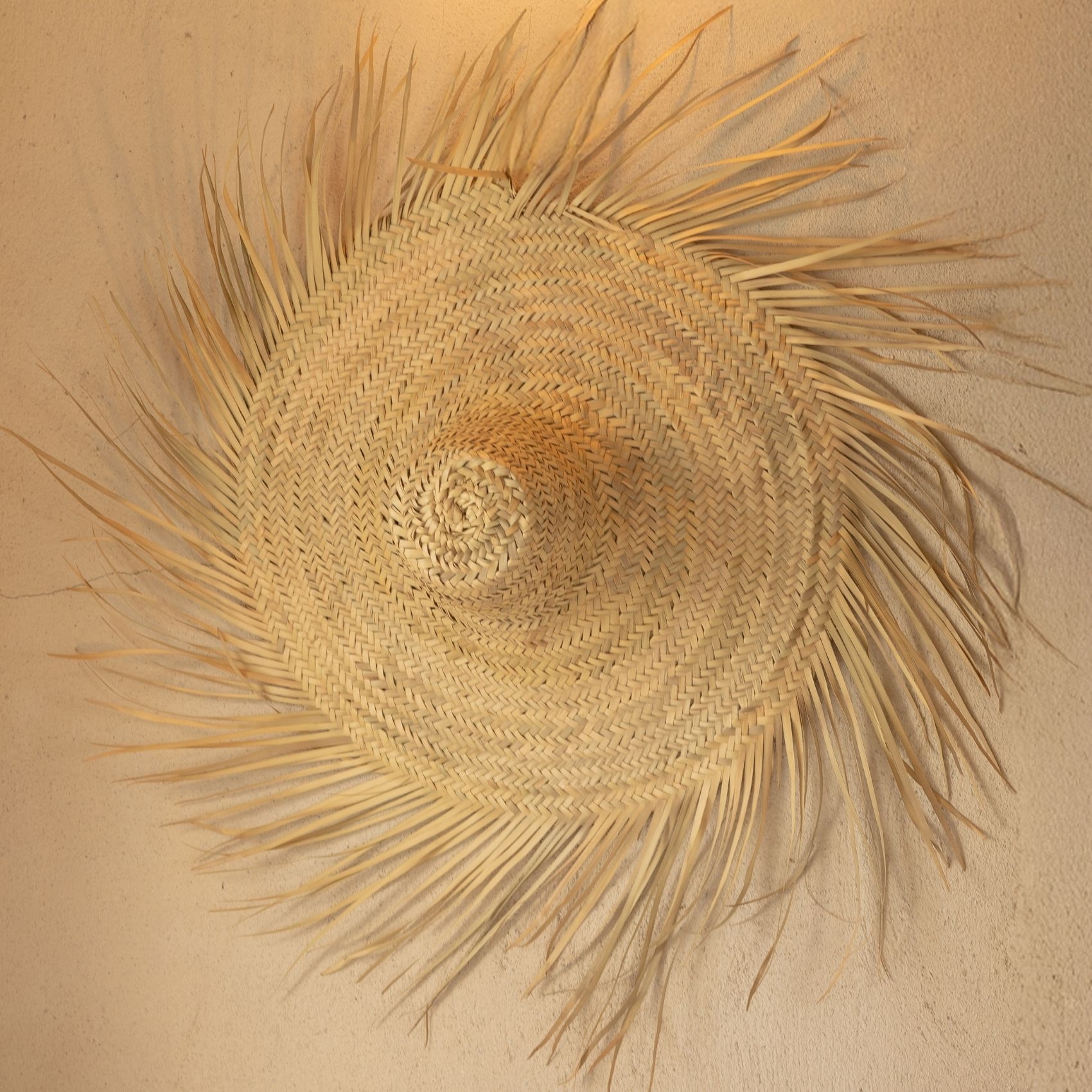 Chapeau de paille naturelle XXL — vue 4