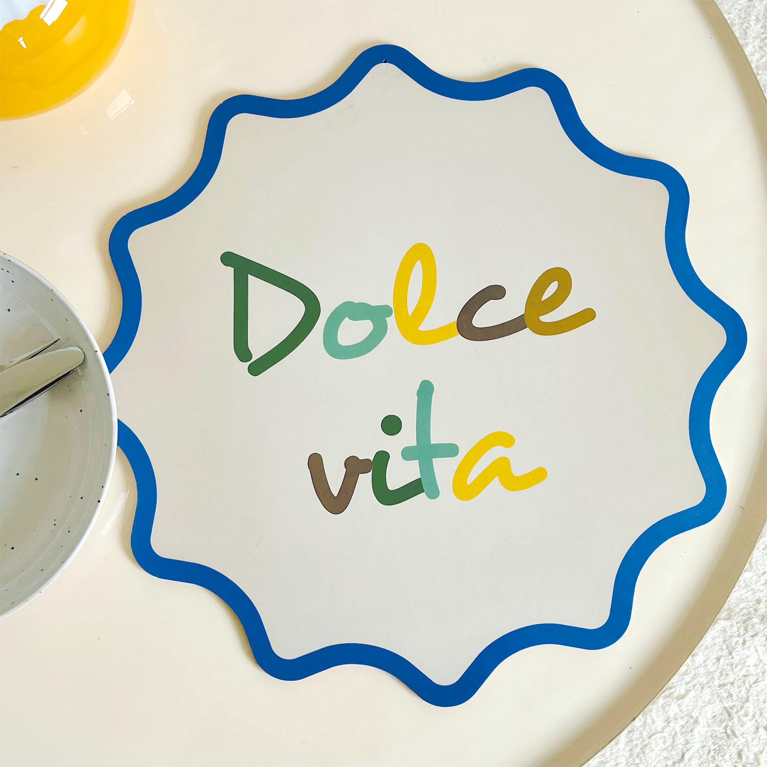 Set de table rond rigide Dolce Vita — vue 3