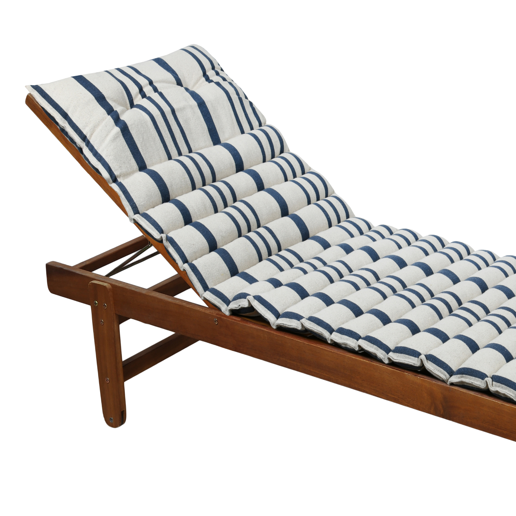 Matelas bain de soleil extérieur à rayures — vue 5