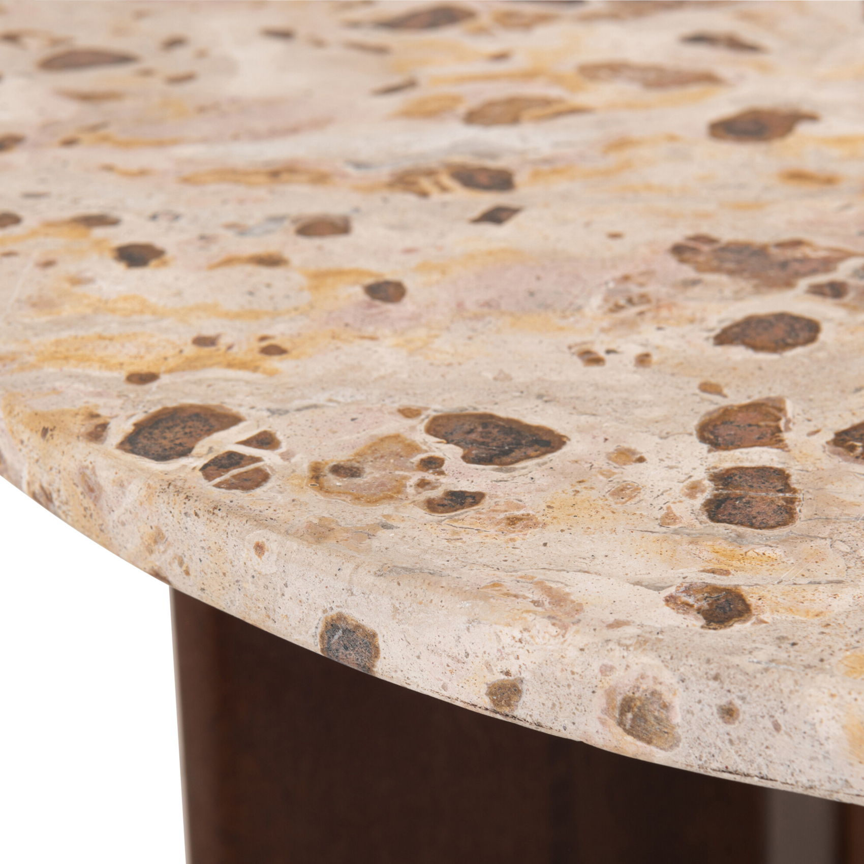 Table d’appoint ronde en pierre — vue 6