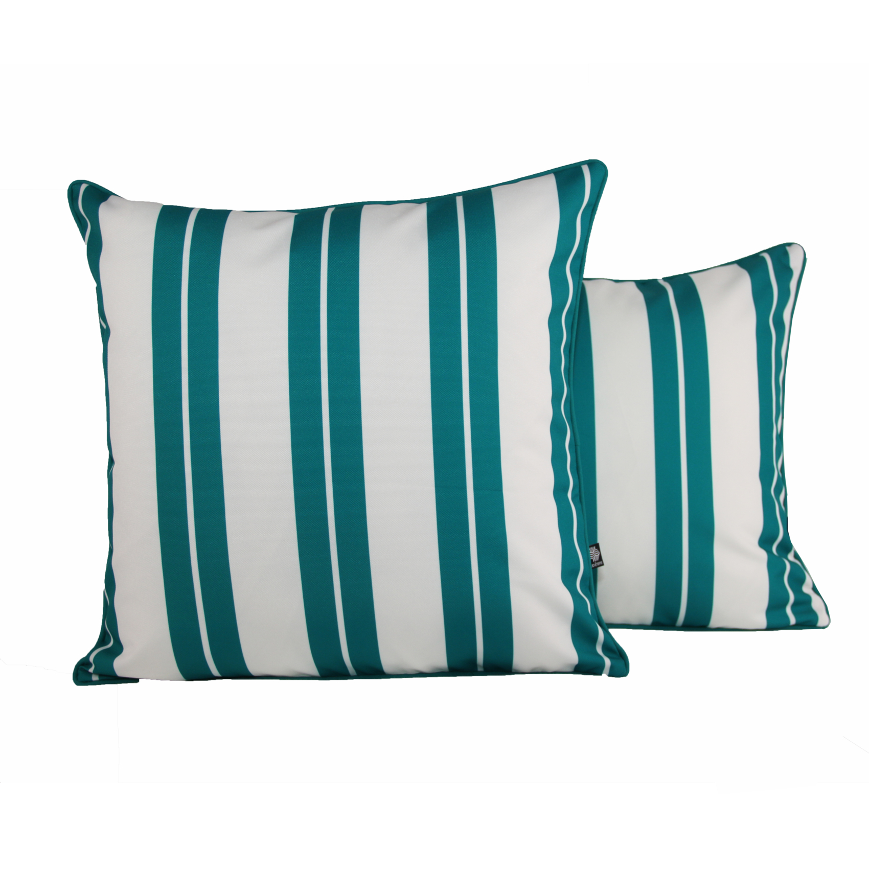 Coussin extérieur à rayures — vue 3