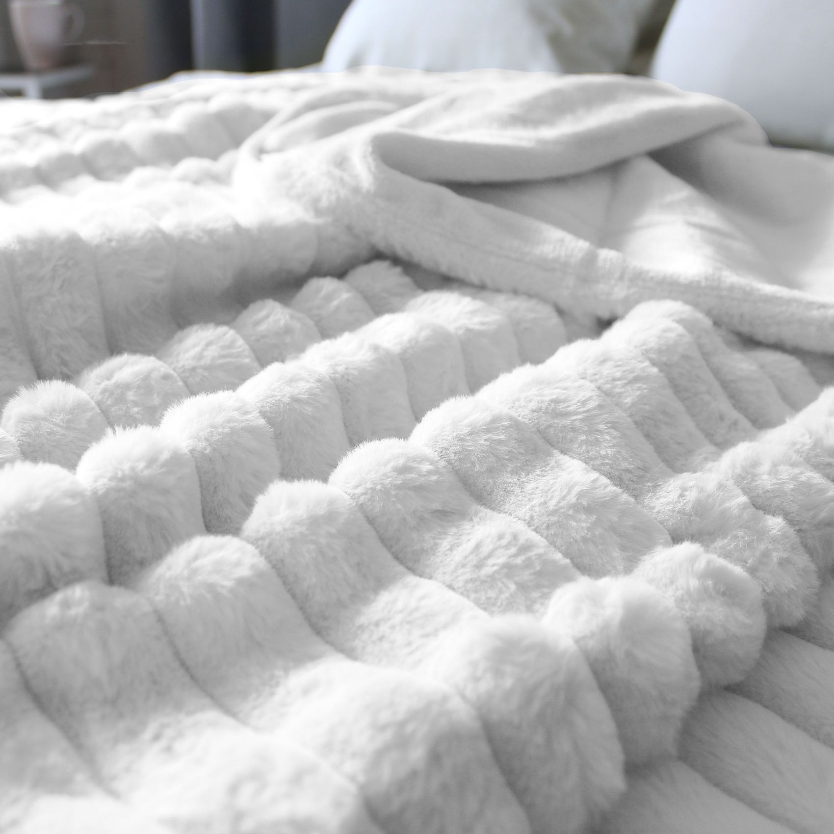 Couverture imitation fourrure et flanelle — vue 3