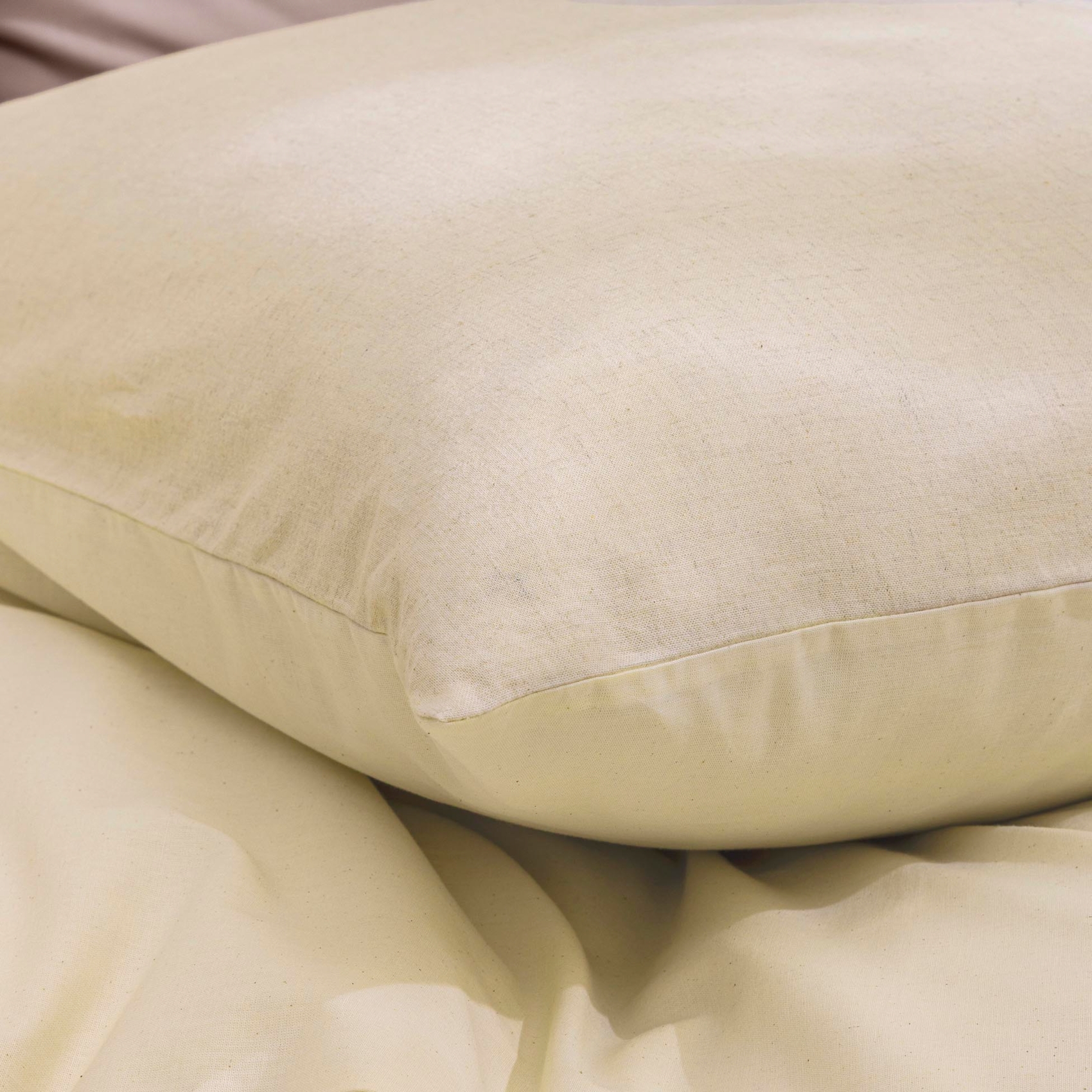 Parure de lit 3 pièces en poly-lin housse + taies — vue 4