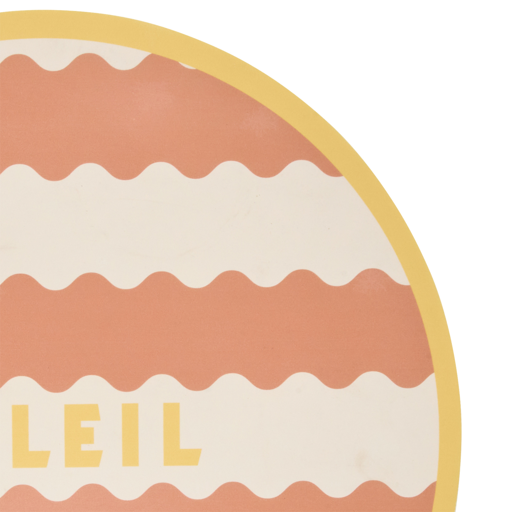 Set de table rond soleil — vue 3