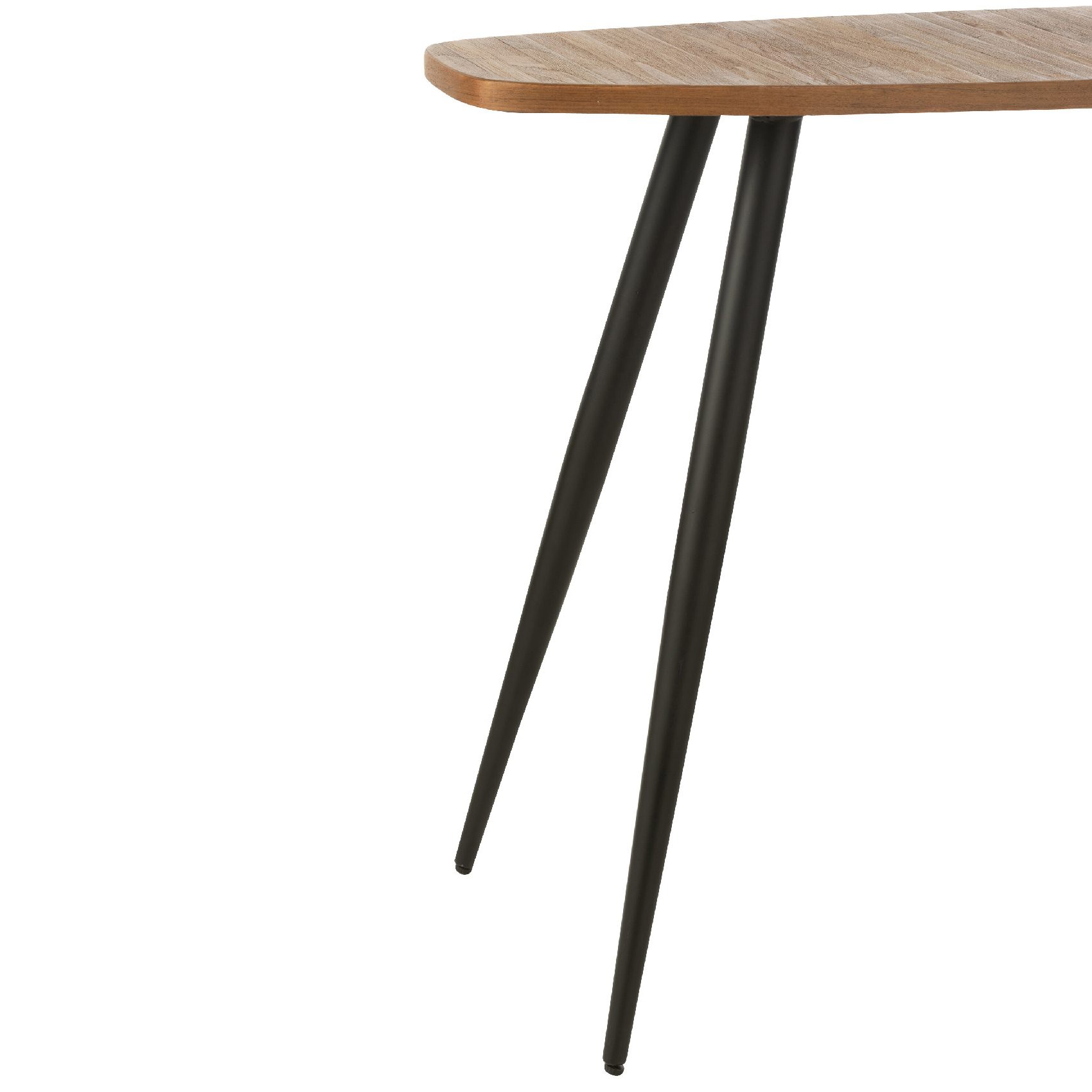 Console ovale en bois recyclé — vue 5