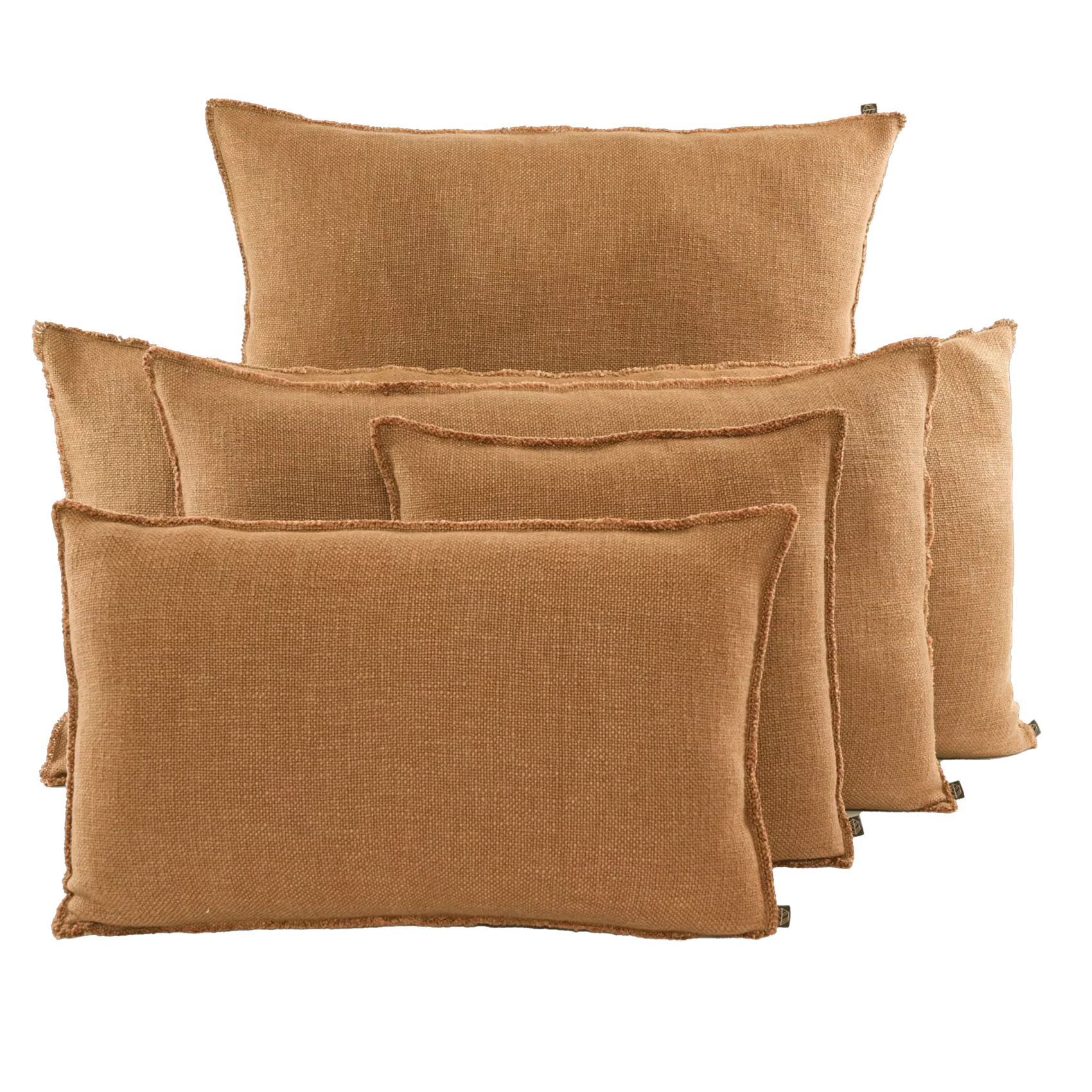Housse de coussin en lin XXL 80x 80 cm CALIFORNIA HAOMY — vue 3