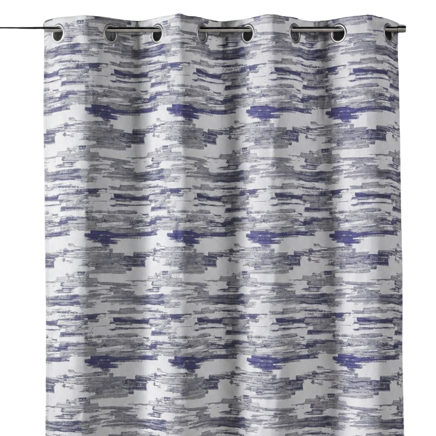 Rideau isolant thermique et sonore motif camouflage — vue 3