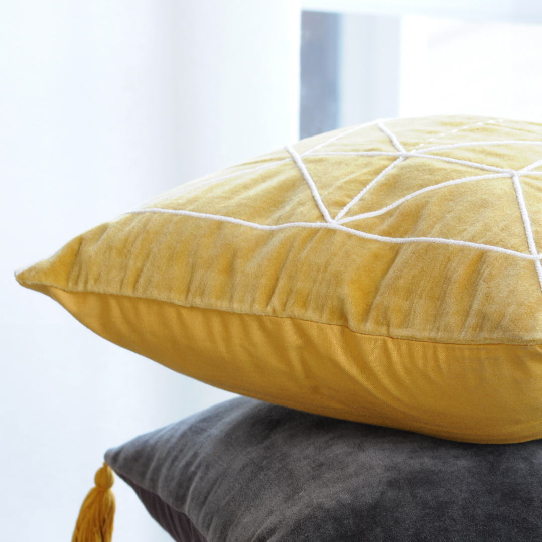 Coussin à motif corde — vue 3