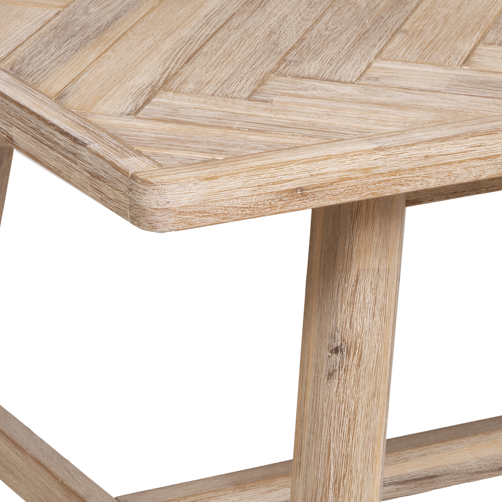 Table à manger extensible aspect bois avec rallonge — vue 4